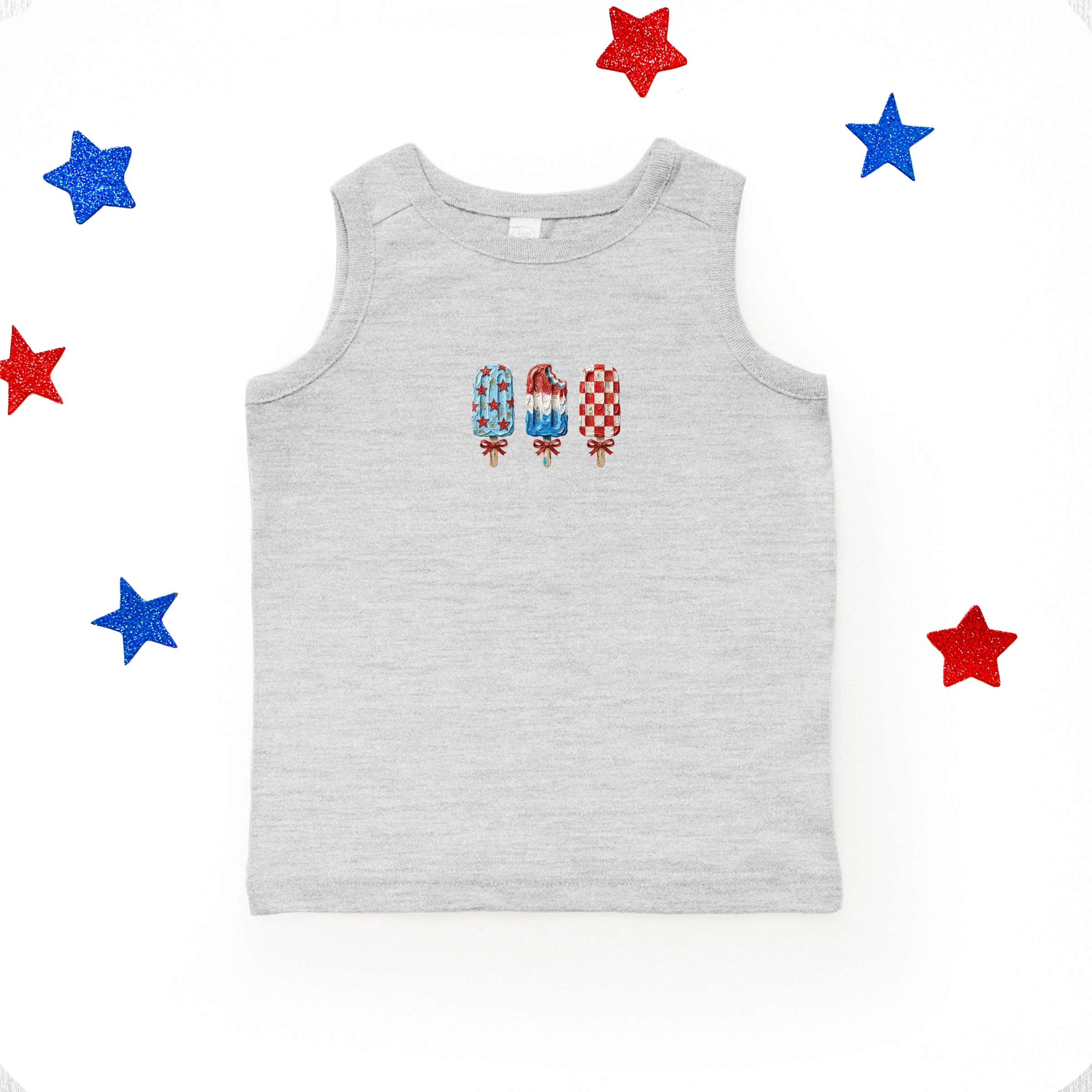 The Juniper Shop - Patriotic Popsicles Youth Tank Top