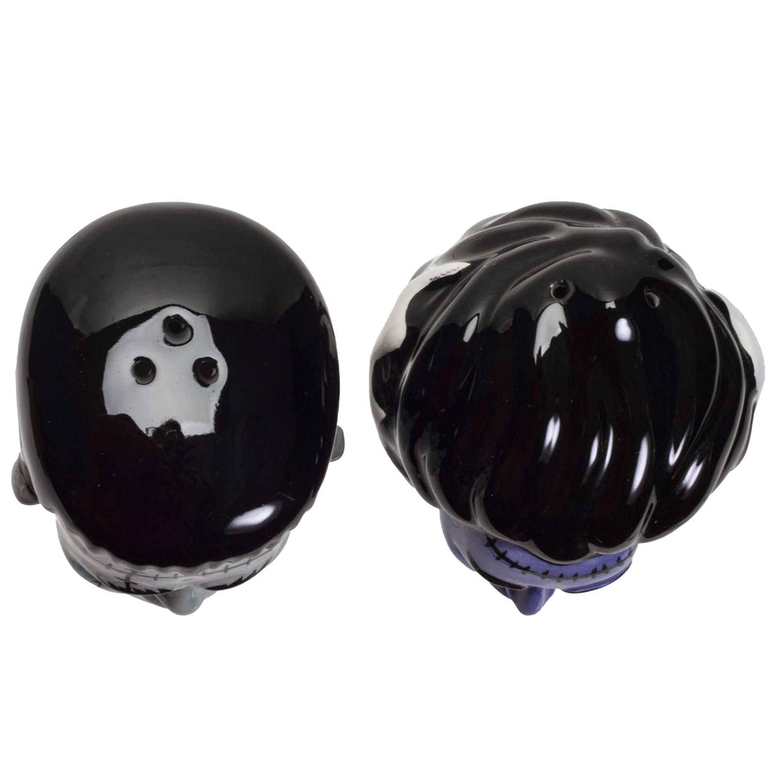Pacific Giftware Mr and Mrs Frankenstein Magnetic Ceramic Salt and Pepper Shaker Set