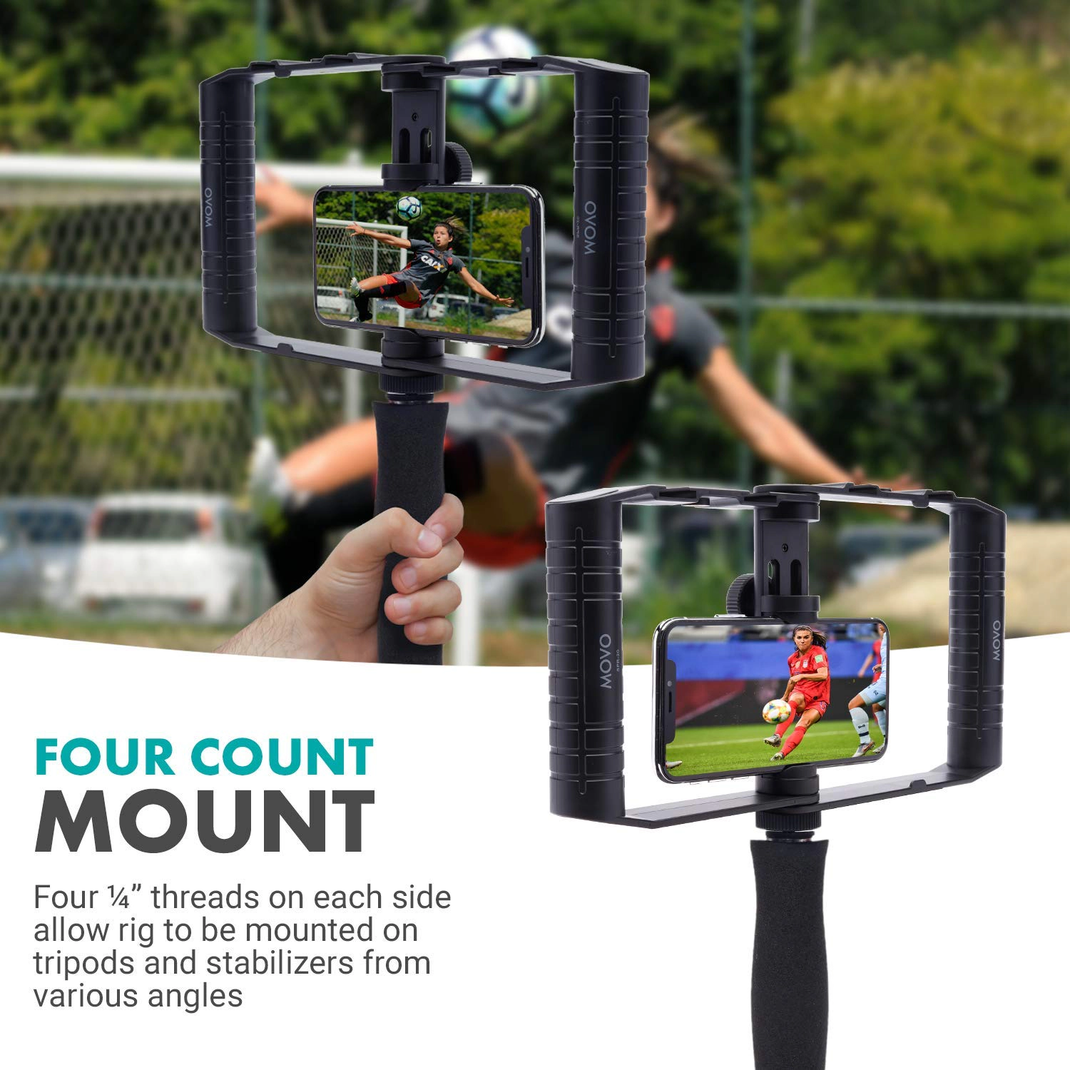 Movo SPR-20 Foldable Smartphone Video Rig Cage