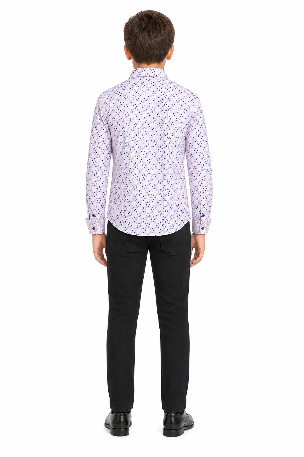 Elie Balleh Boys Slim Fit Dress Button-Down Shirt