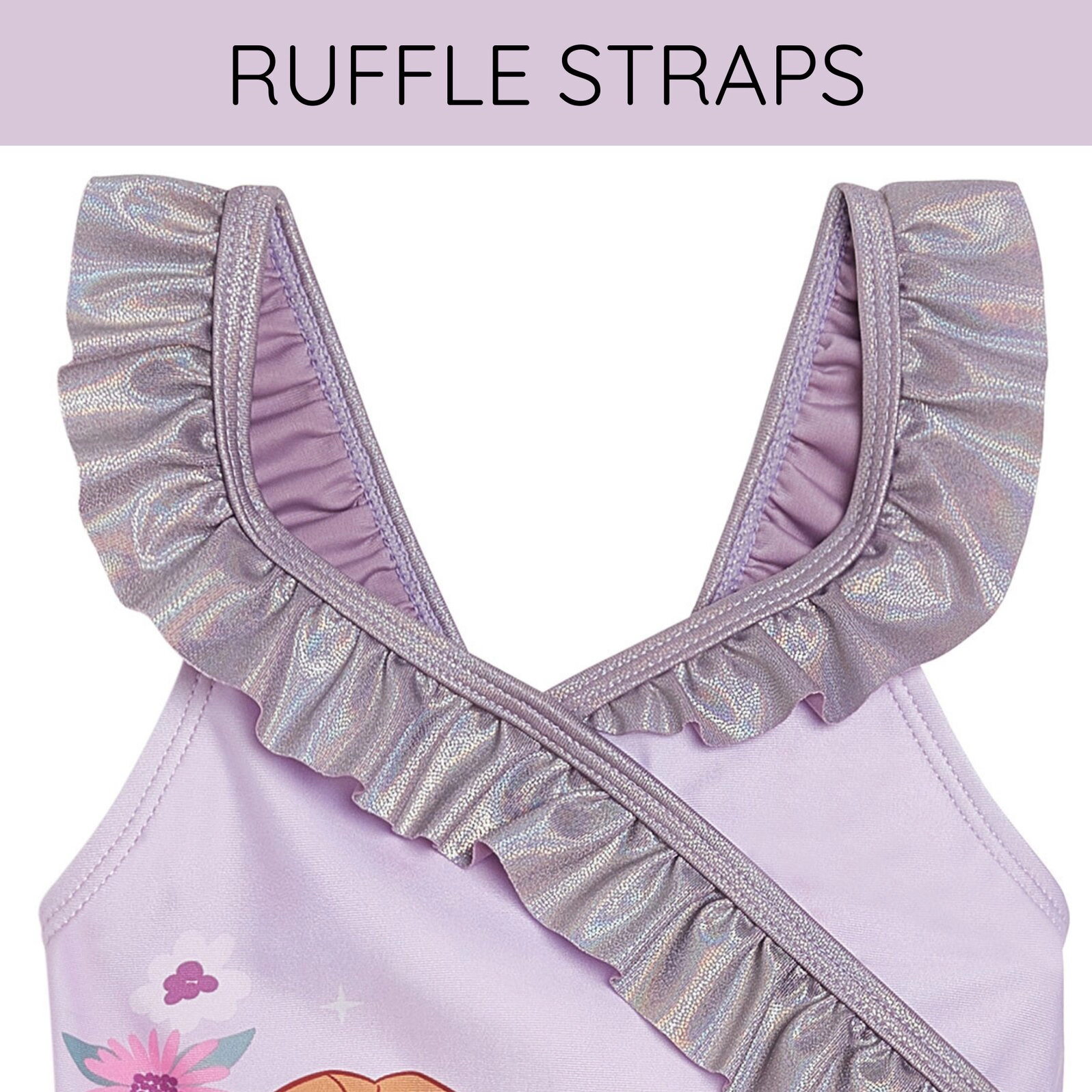 Disney Frozen Girls' Sleeveless One Piece Swimwear