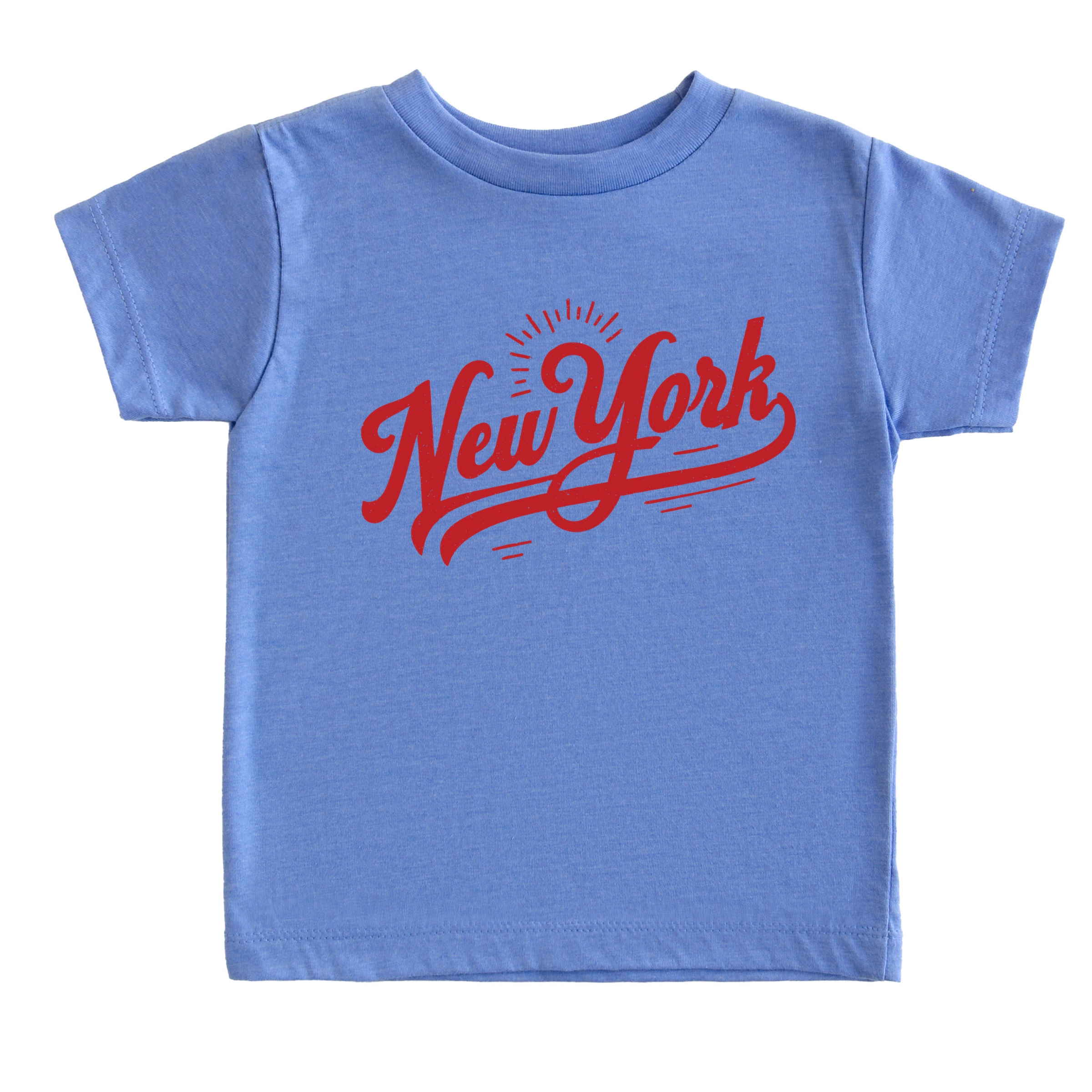 The Juniper Shop - Toddler Short Sleeve Graphic T-Shirt New York Retro Red