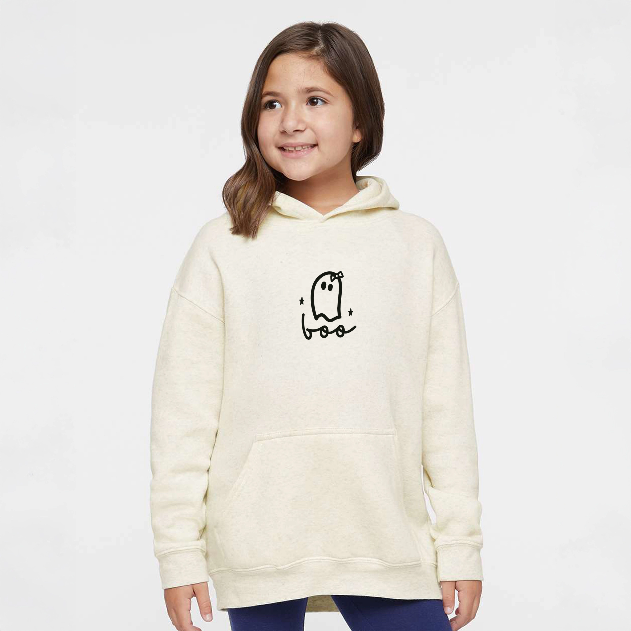 The Juniper Shop - Youth Graphic Hoodie Boo Cute Ghost