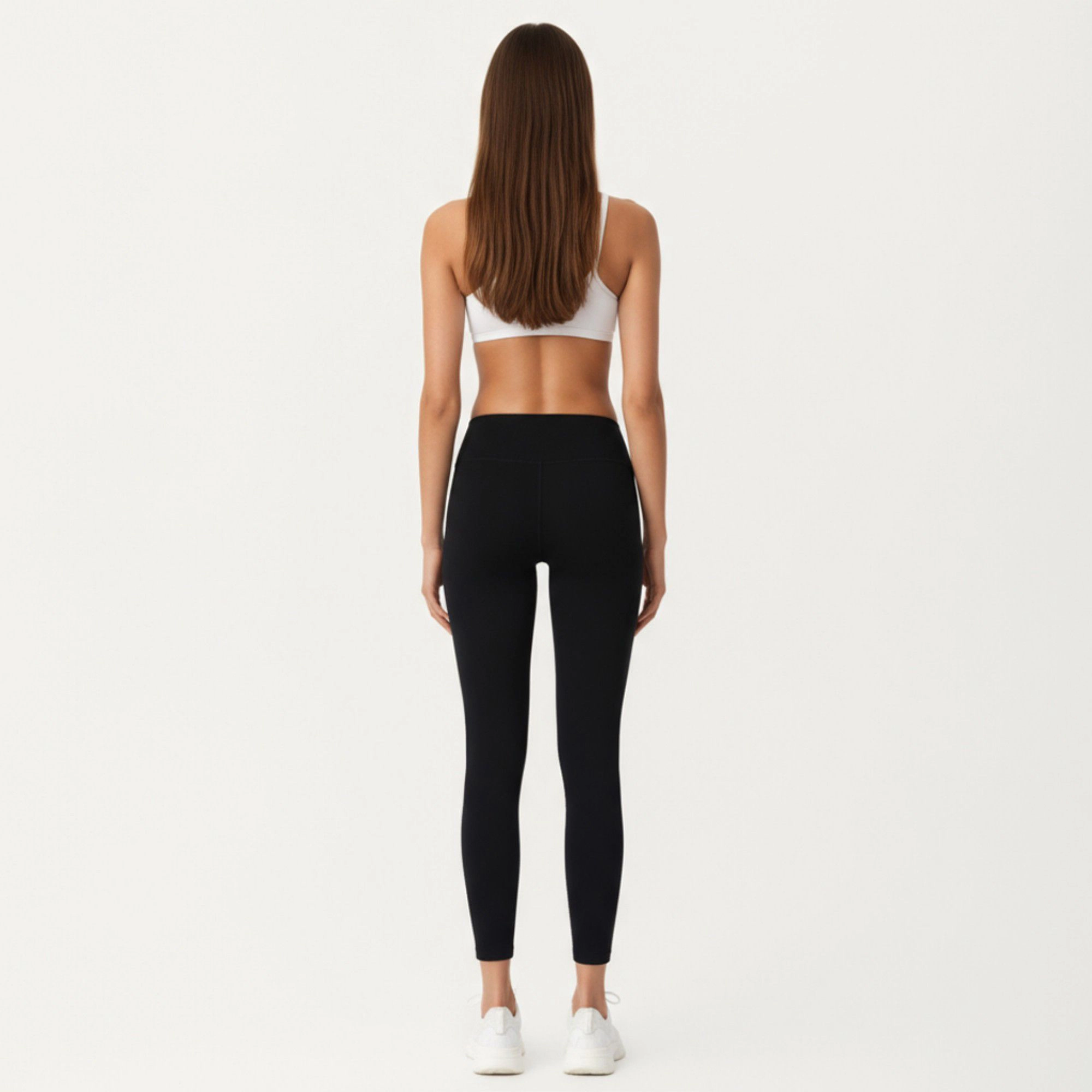 Anna-Kaci Active Women's High Waist Stretch Fit Full Length Leggings with Contour Waistband and Smooth Seam Detailing