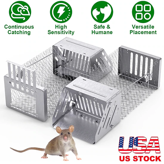 GBruno Automatic Continuous Mouse Trap Cage 11 Cm