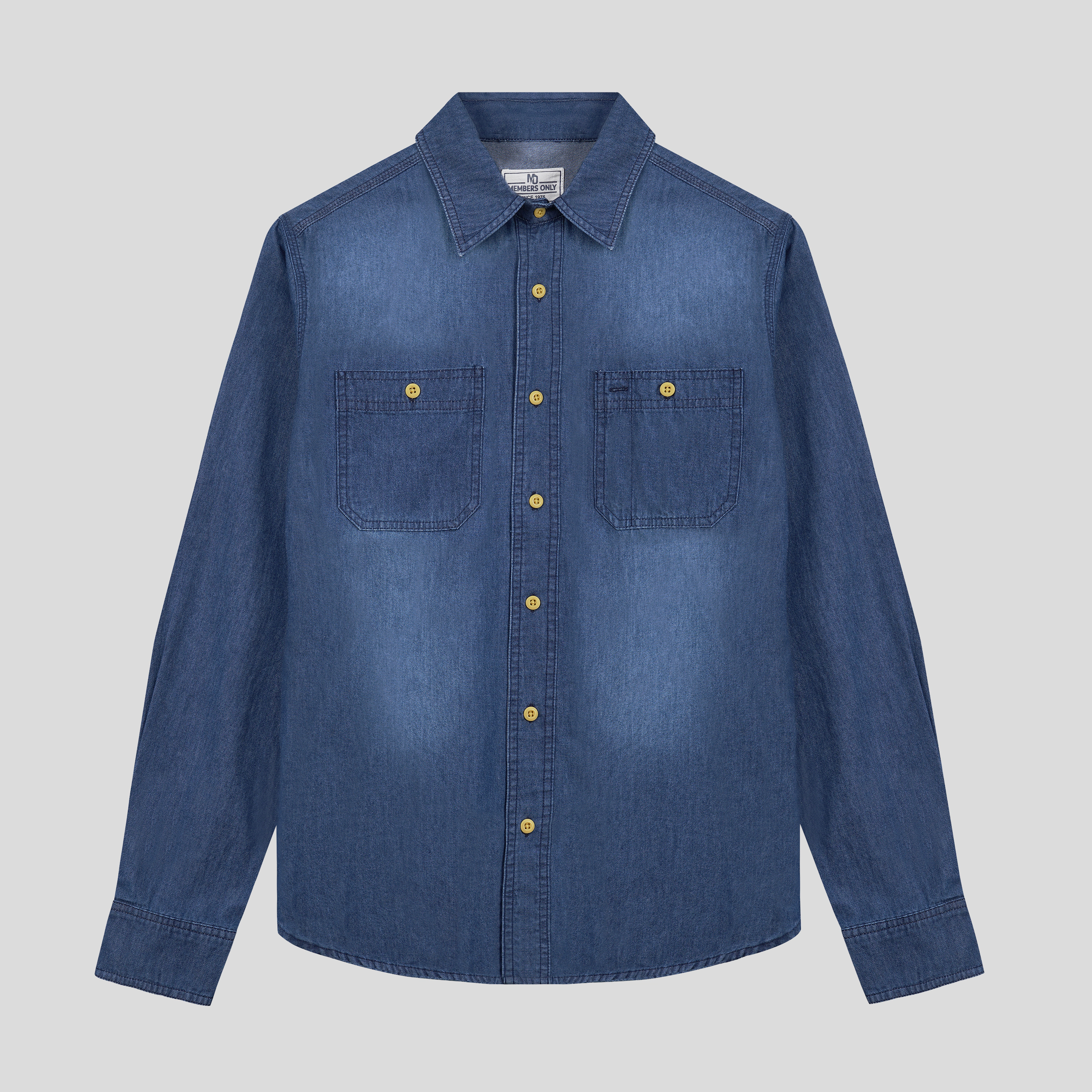 Members Only Men's Denim Shirt