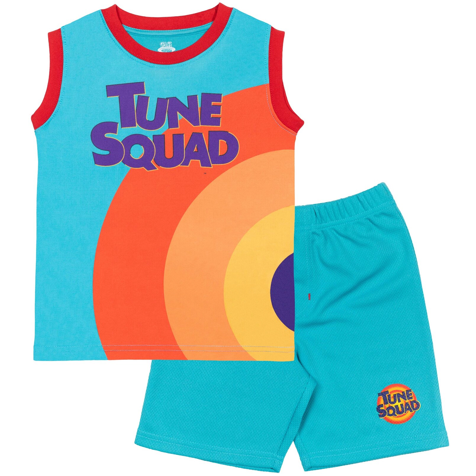 Looney Tunes Space Jam Boys' 2-Piece Athletic Tank and Shorts Set