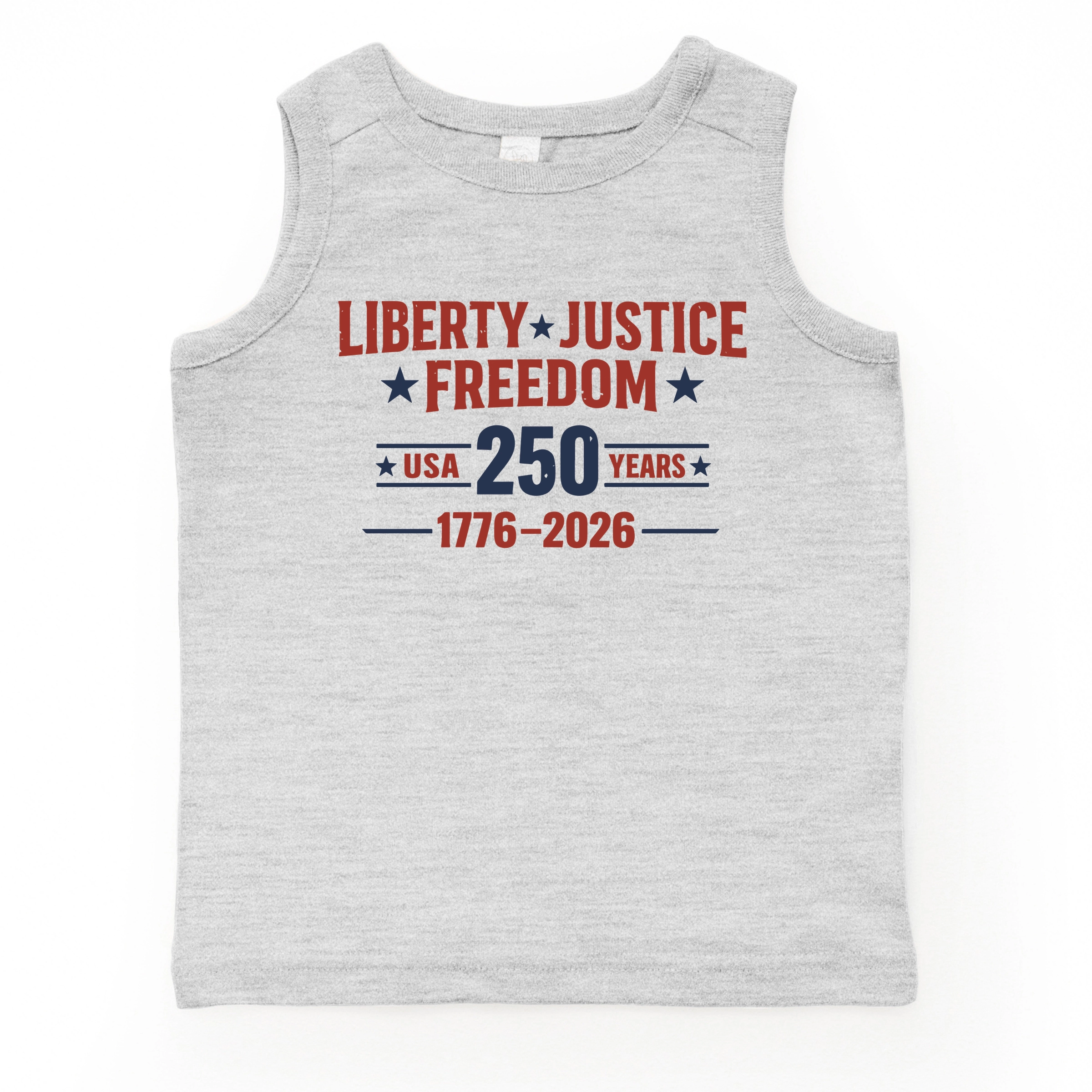 The Juniper Shop - Liberty Justice Freedom 250 Year Toddler Graphic Tank
