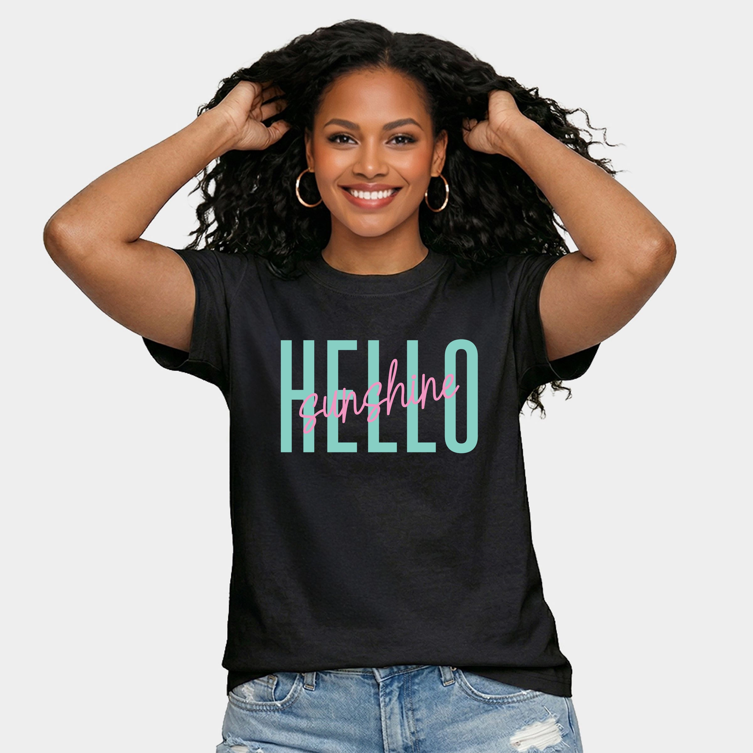 Simply Sage Market - Hello Sunshine Tall Women's Relaxed Boxy Tee
