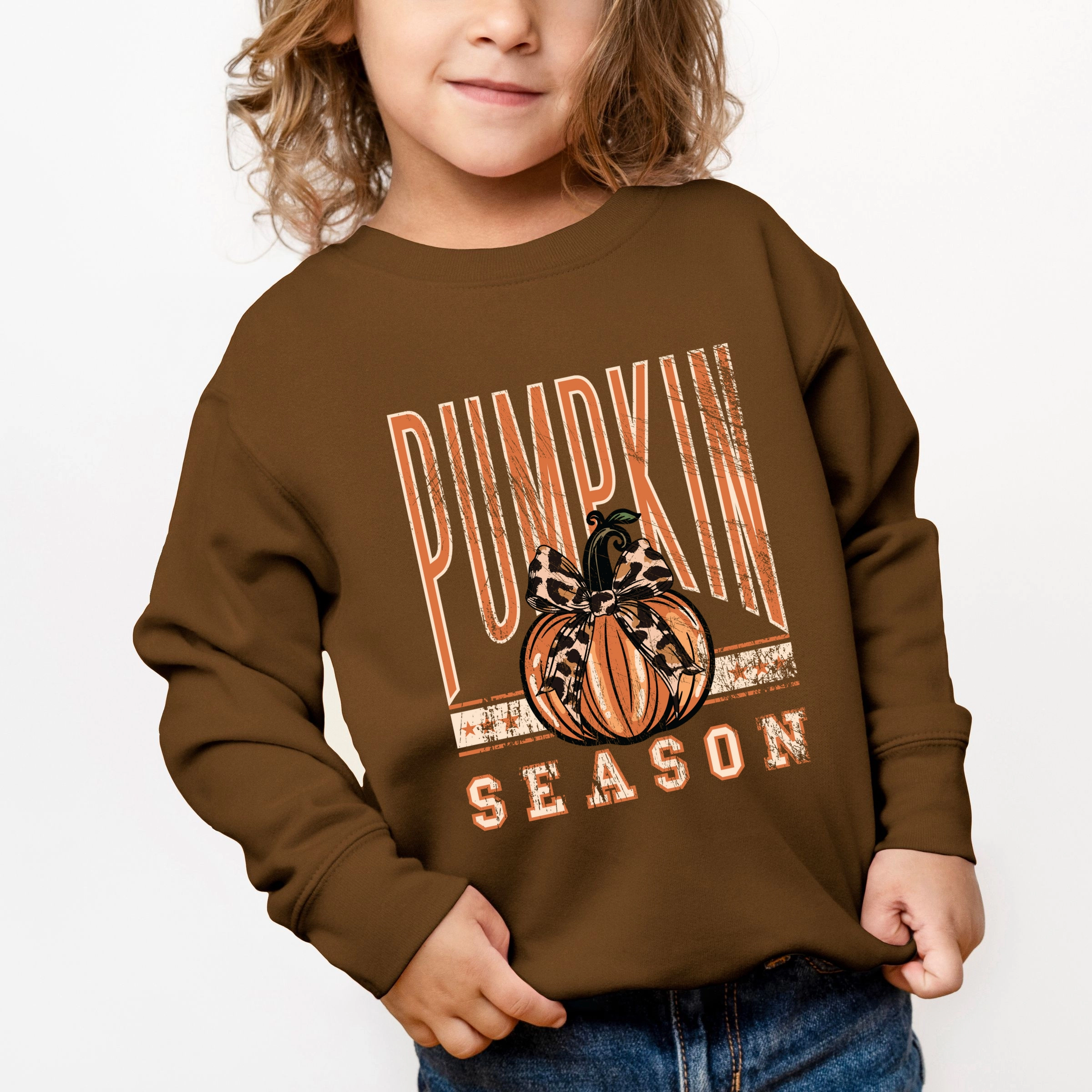 The Juniper Shop - Toddler Graphic Sweatshirt Pumpkin Season Stars