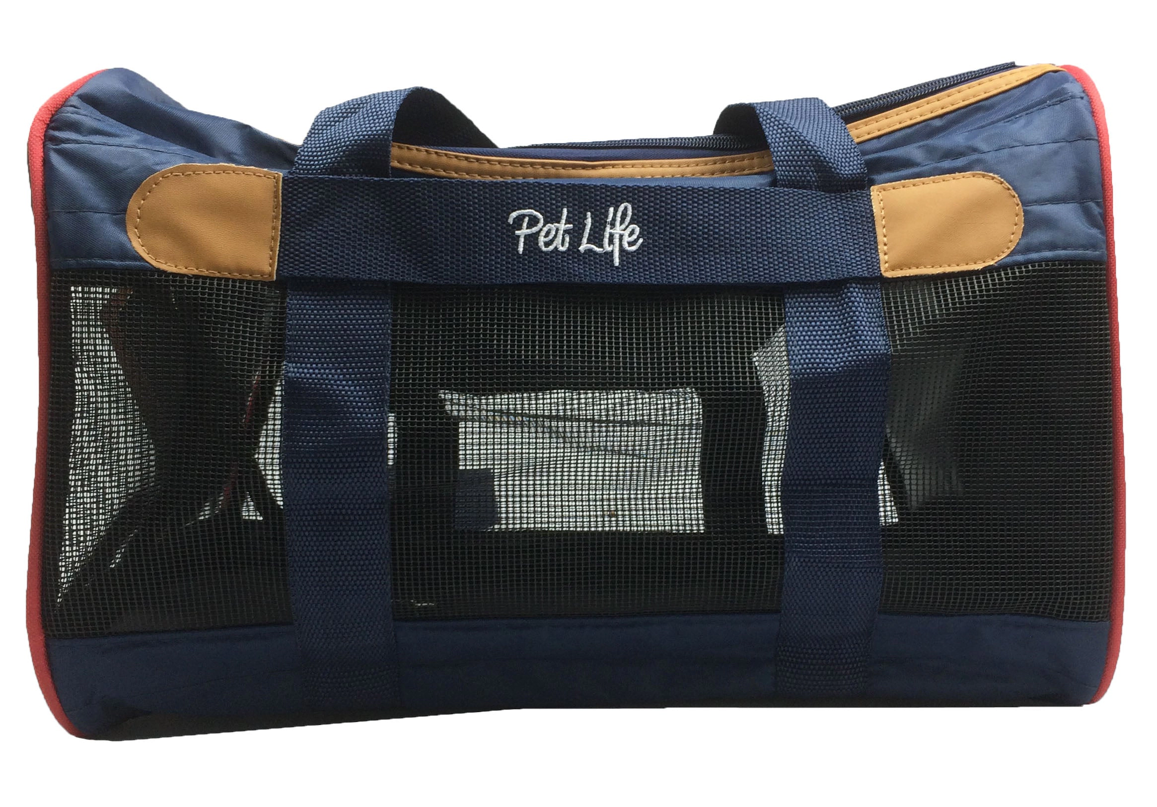 Pet Life ® Airline Approved Aero-Zoom Lightweight Wire Framed Collapsible Pet Carrier