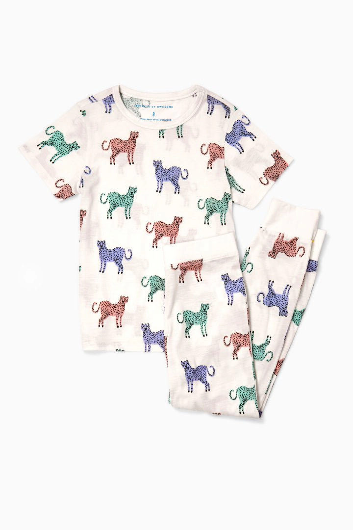 Rockets of Awesome Cheetah Pajama Set for Girls