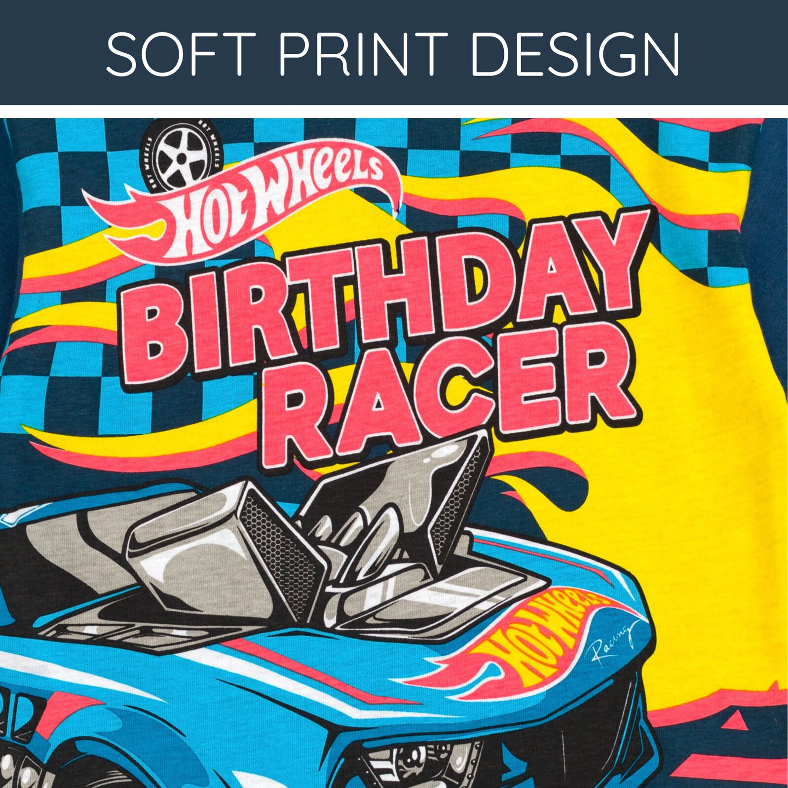Hot Wheels Boys' Racing Birthday T-Shirt