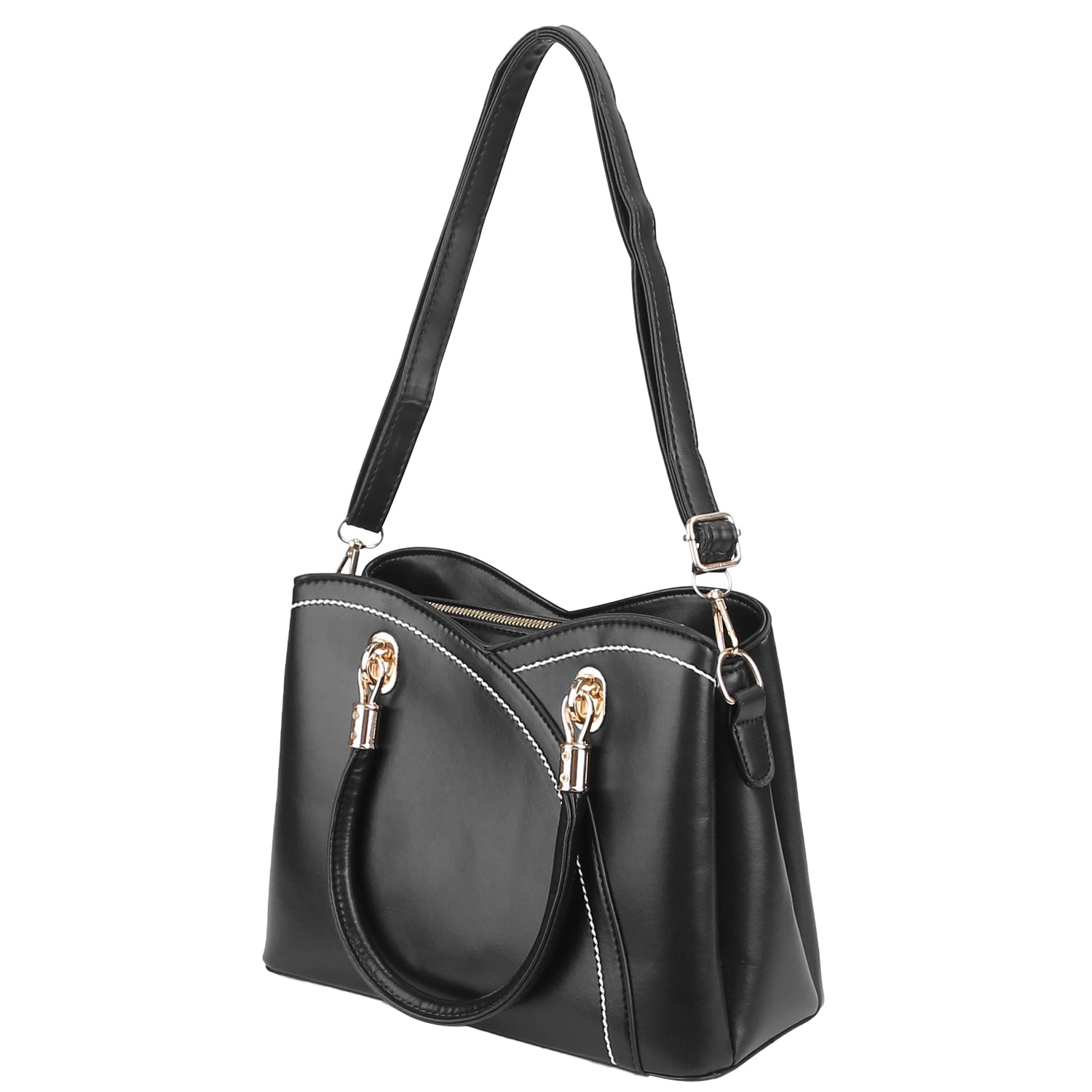 GBruno Vegan Leather Tote Bag With Detachable Strap