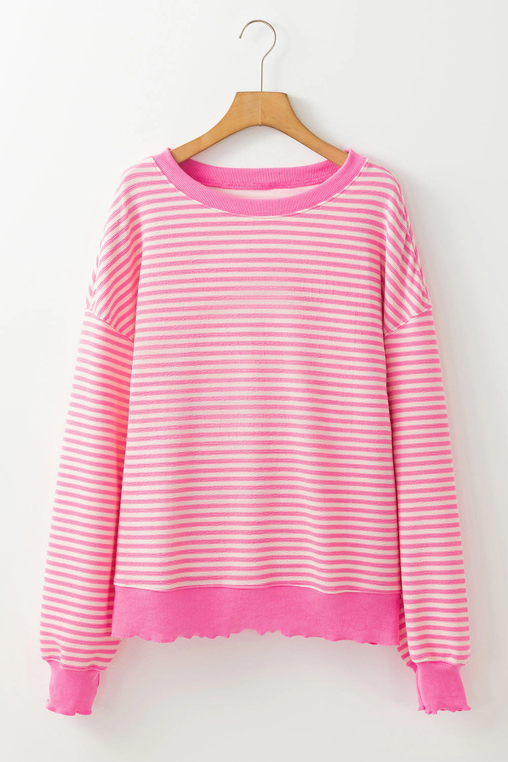Threaded Pear Women's Eliana Loose Drop Shoulder Long Sleeve Top