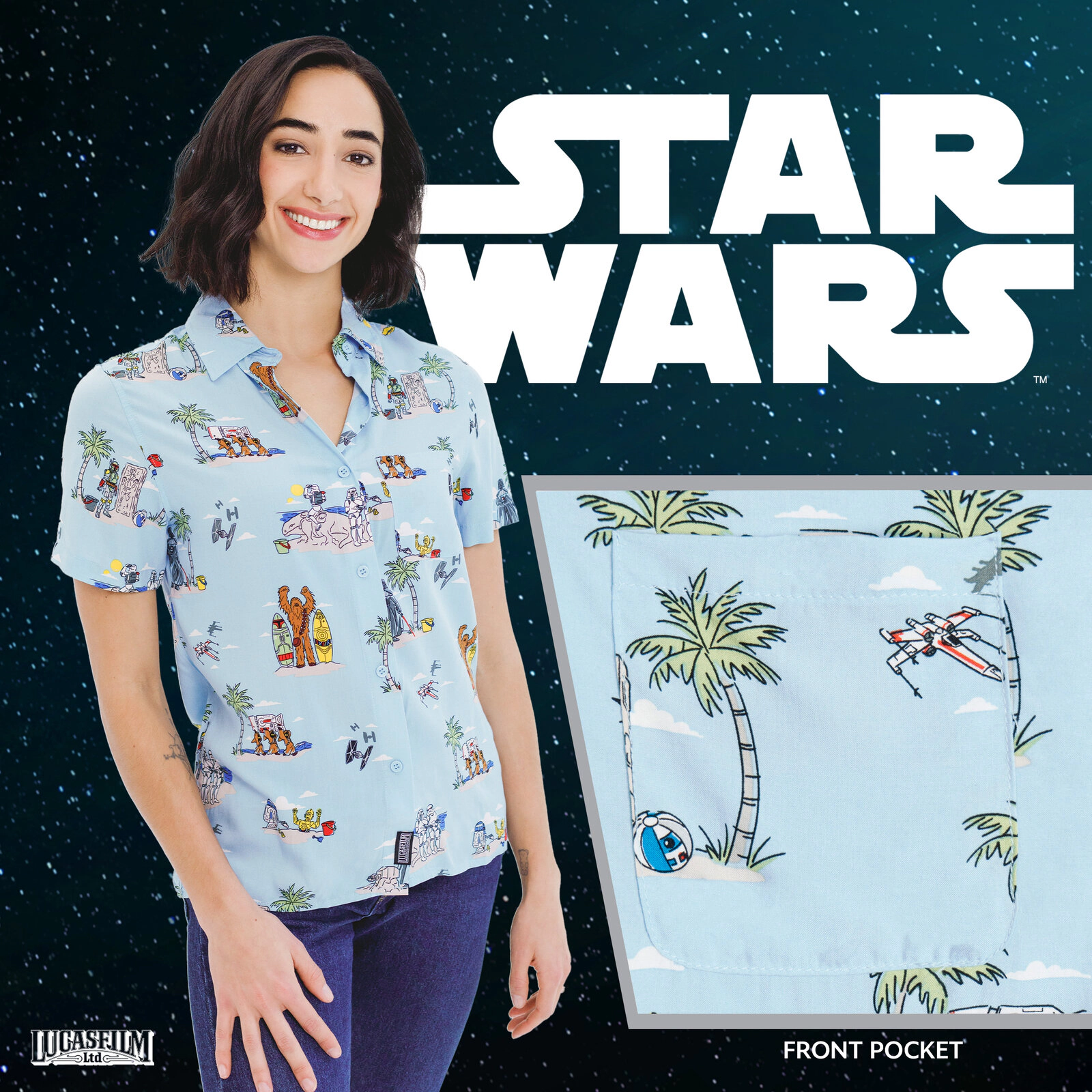 Star Wars Matching Family Hawaiian Shirt, Dress, Short Set and Romper