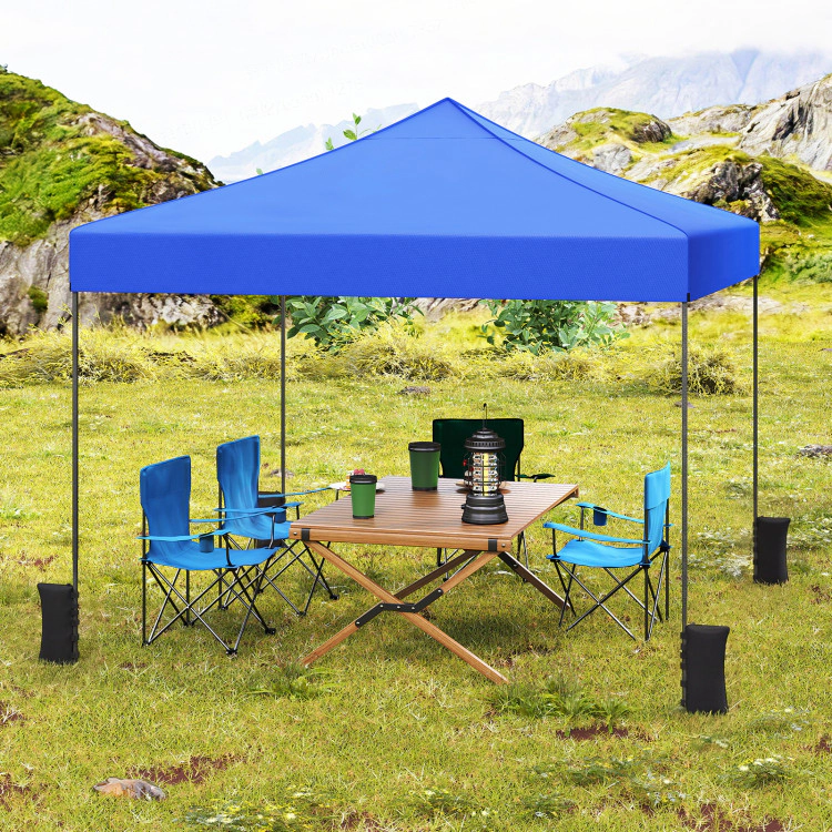 Hivvago 9.5 x Feet Pop up Canopy Tent with Adjustable Heights