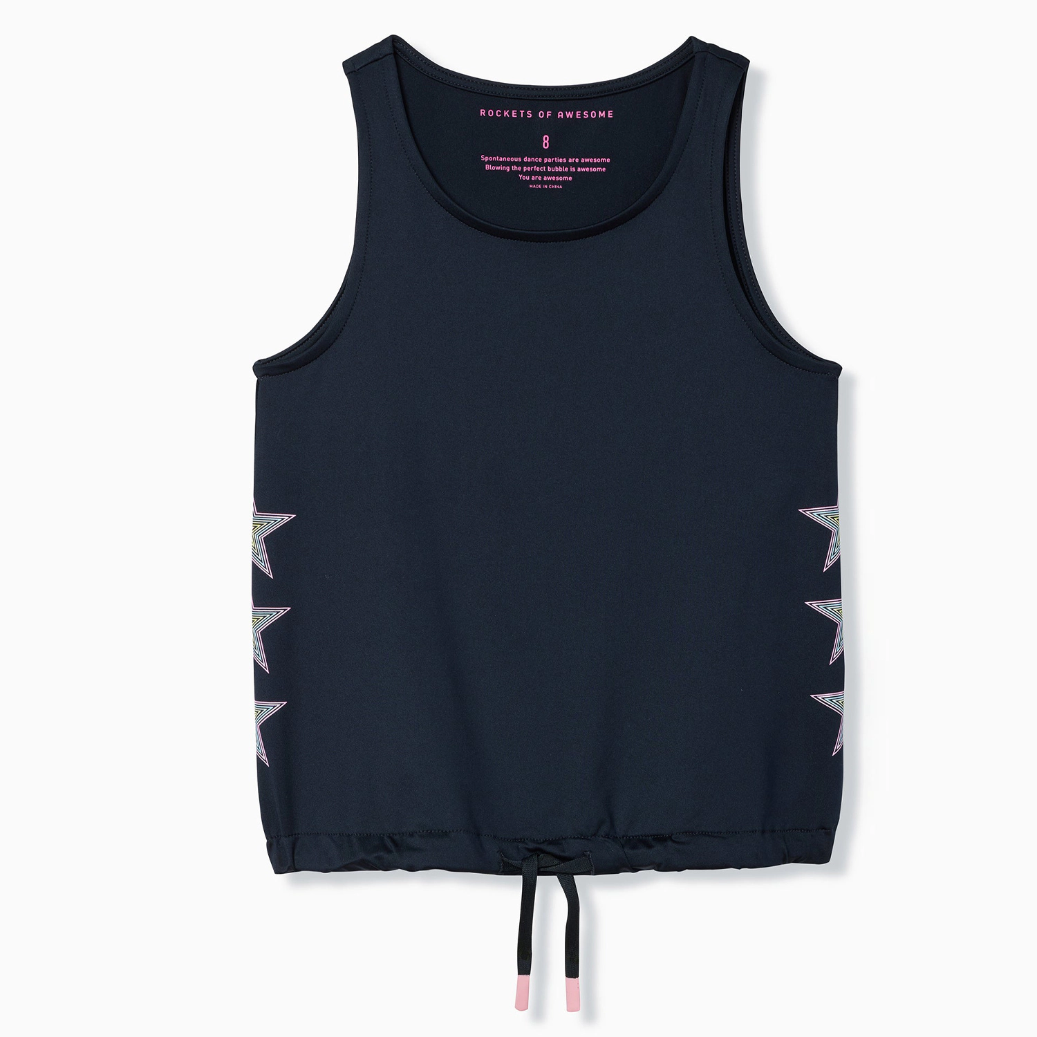 Rockets of Awesome Rockstar Cinched Active Top for Girls