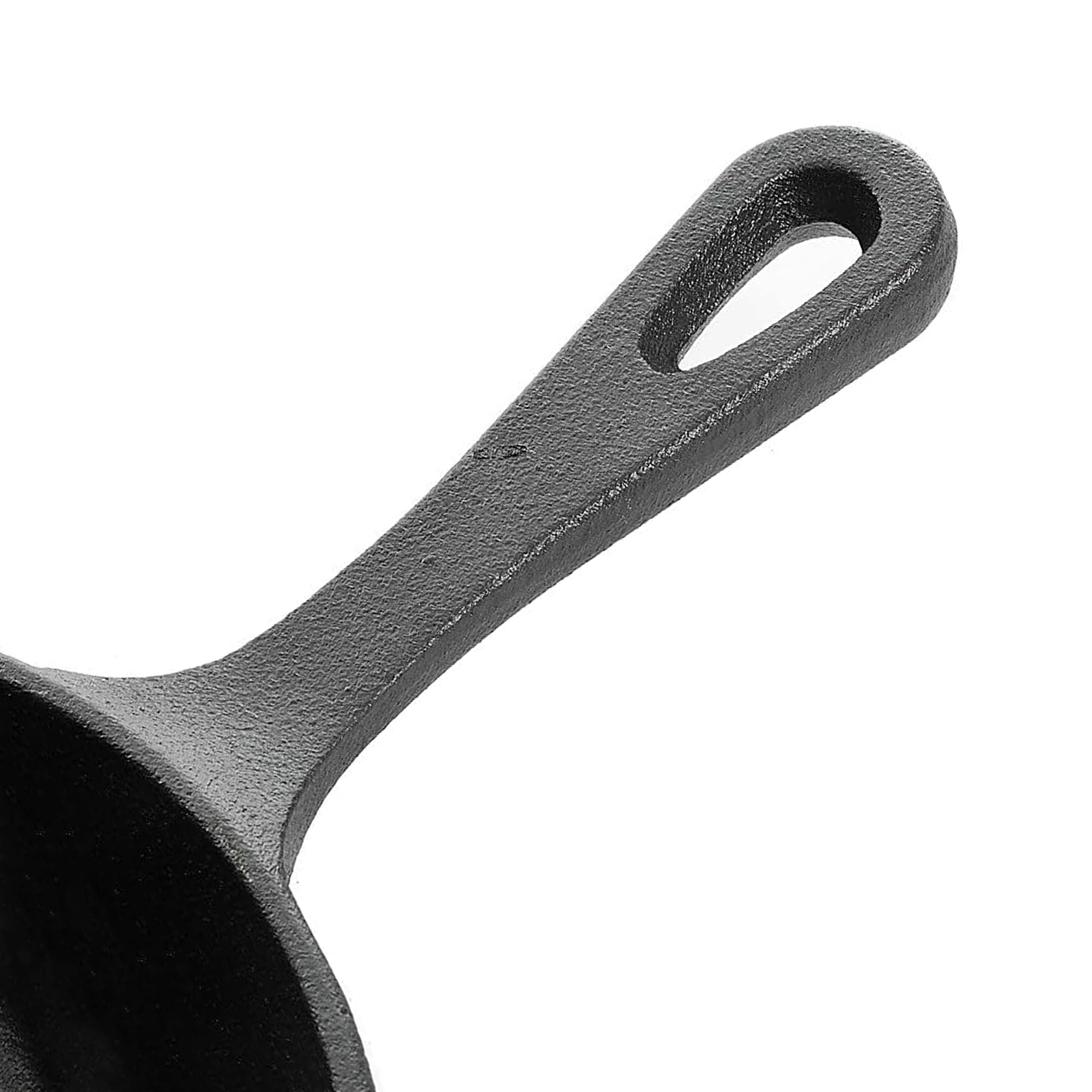 Gibson Home Brickstone 3 Piece Pre-Seasoned Cast Iron Skillet Set in Black