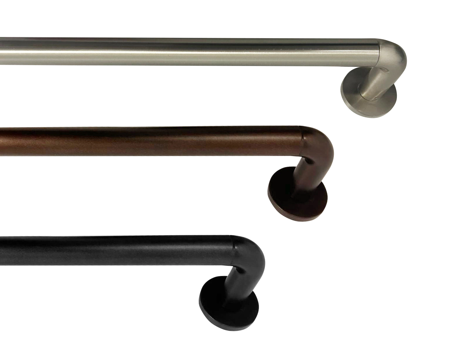 HLC.ME Wrap Around Room Darkening Curtain Rod - Adjustable Telescoping