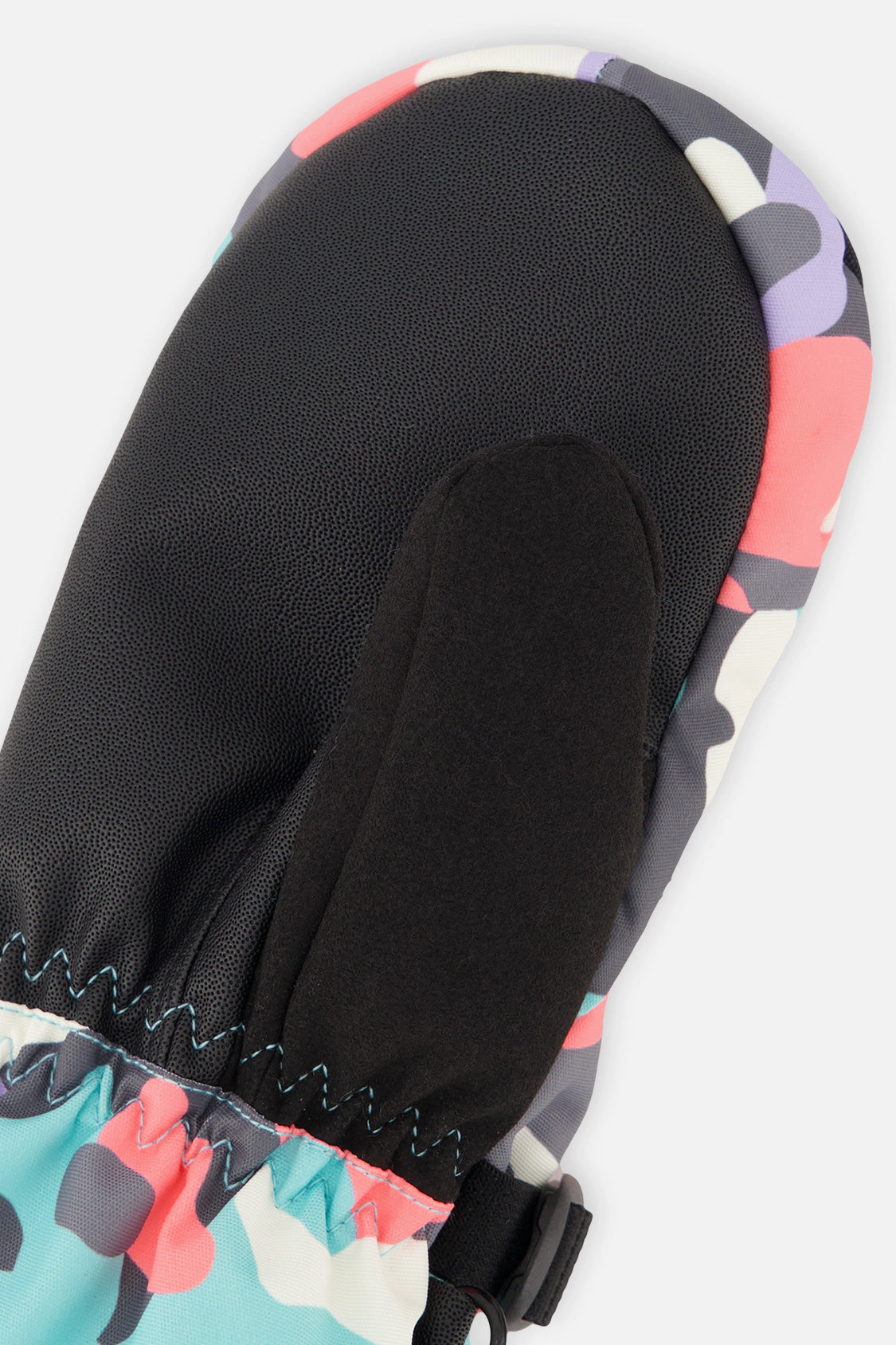Deux par Girls Teknik Camouflage Print Cordura-Reinforced Winter Mittens
