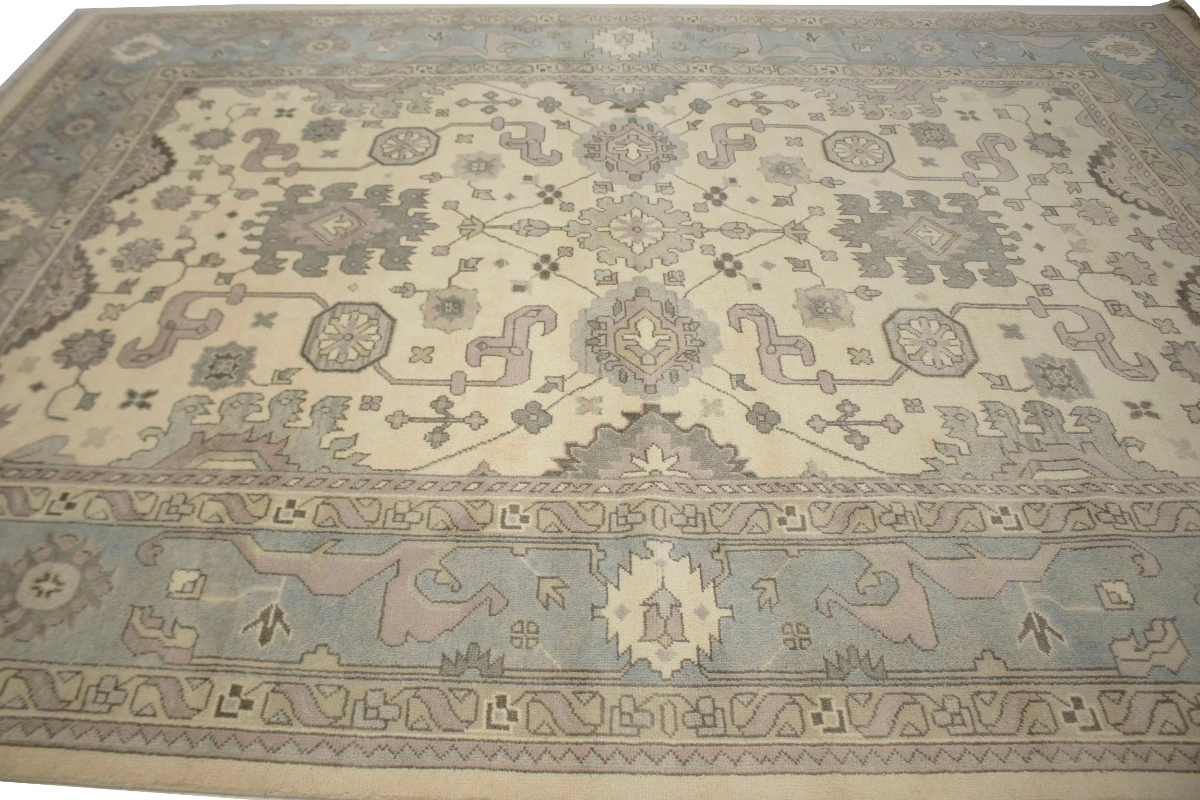 Magic Rugs Floral Cream 10X14 Traditional Oushak Oriental Rug