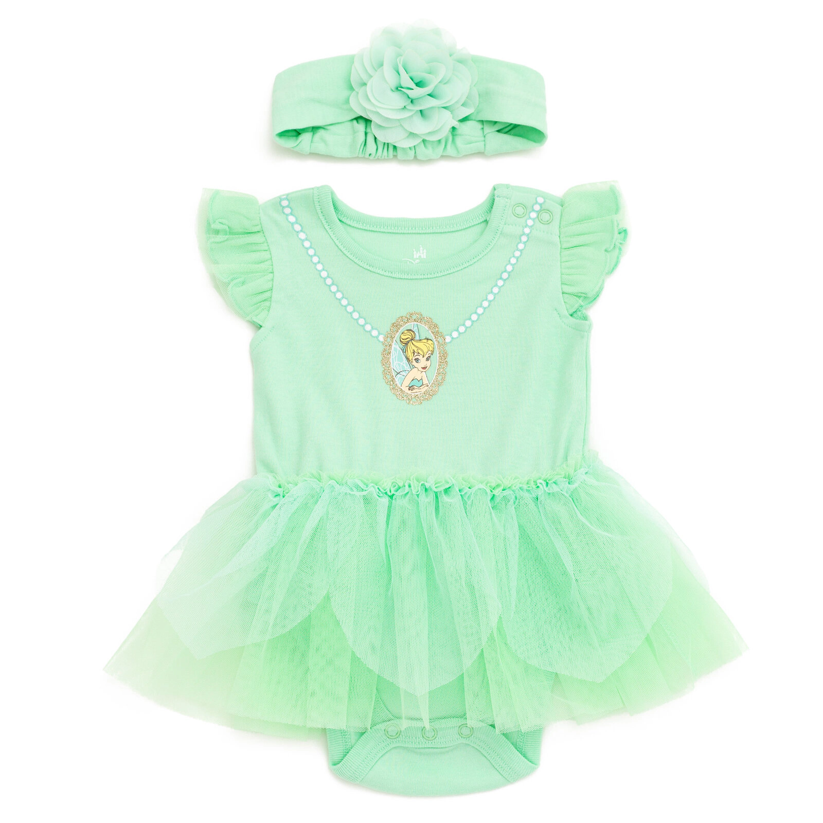 Disney Baby Girls' Cosplay 2-Piece Tutu Bodysuit and Headband Set
