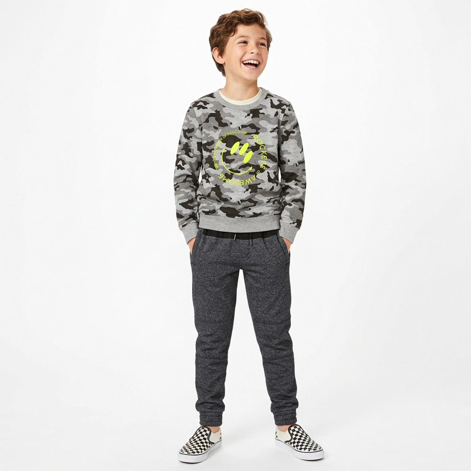 Rockets of Awesome Textured Jogger for Boys