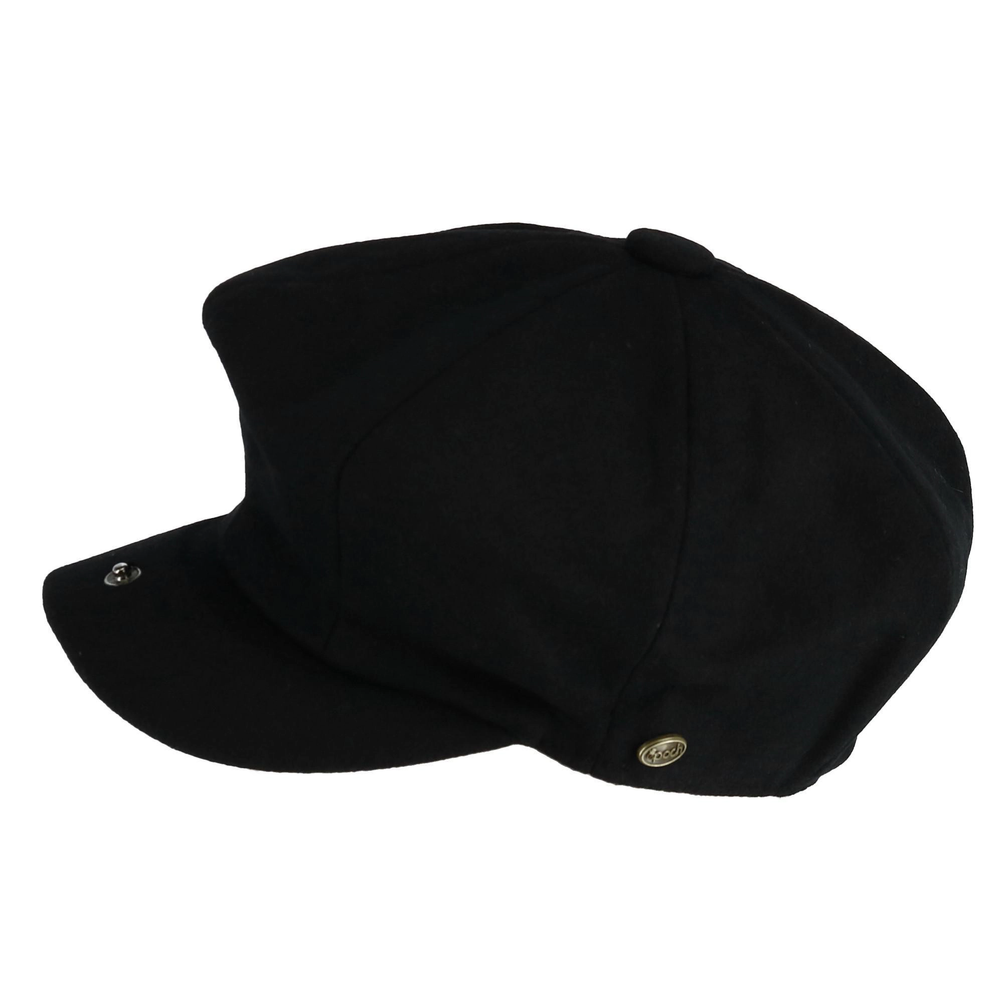 Epoch Hats Company Men's Melton Wool 8 Quarter Newsboy Cap