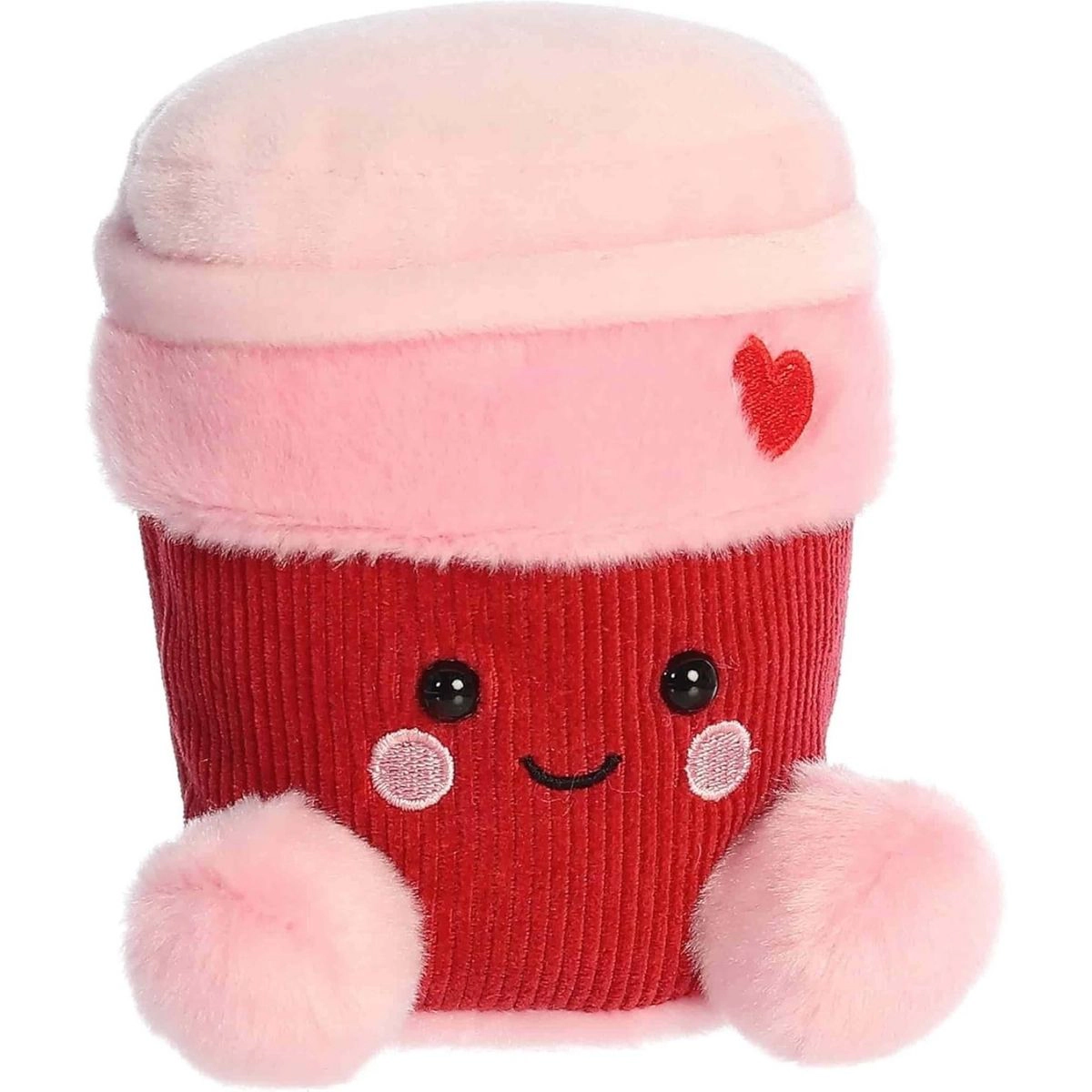 Aurora Palm Pals Parker Heart Coffee 5-Inch Stuffed Animal Plush