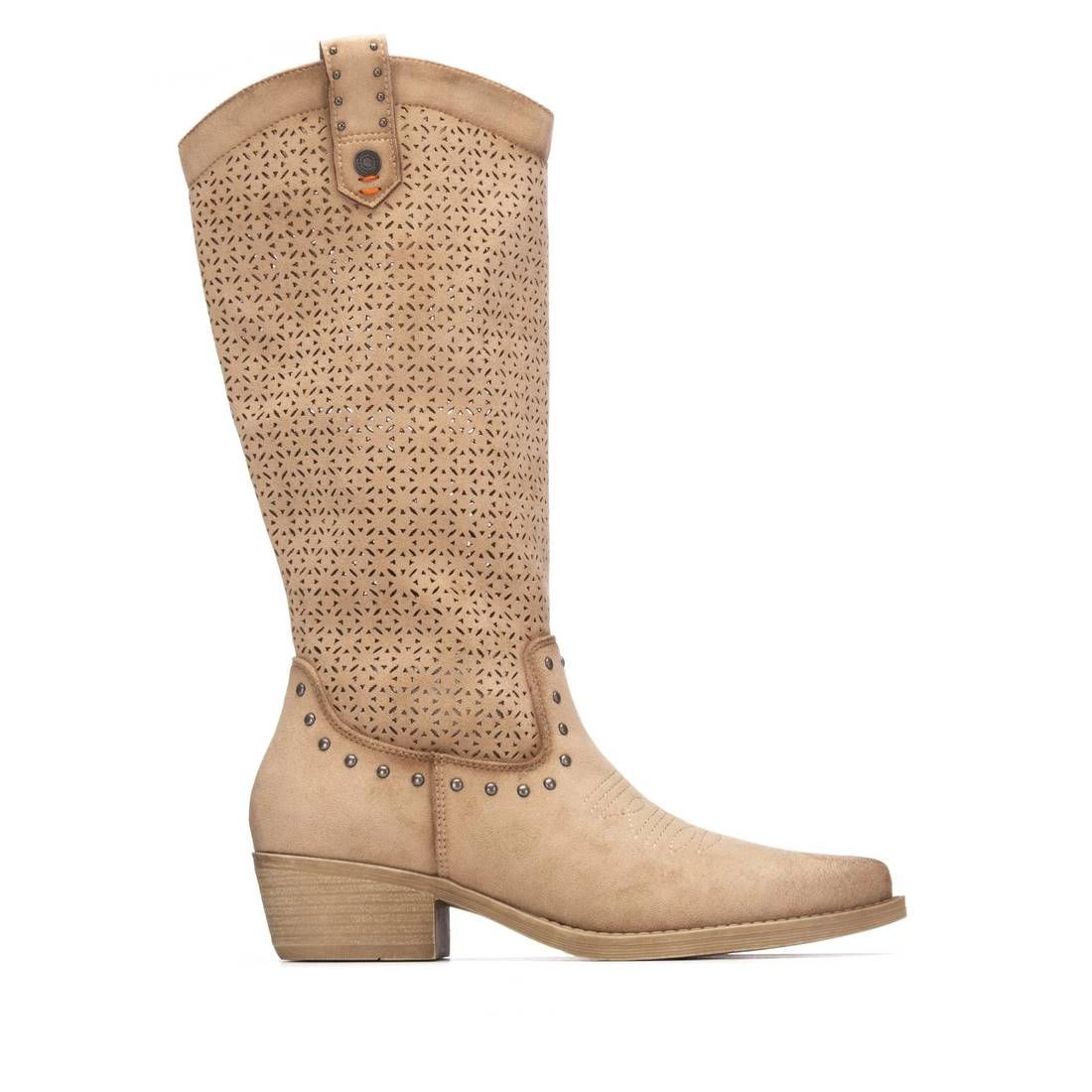 Refresh Women's Boots Block Heel, Memory Foamsole
