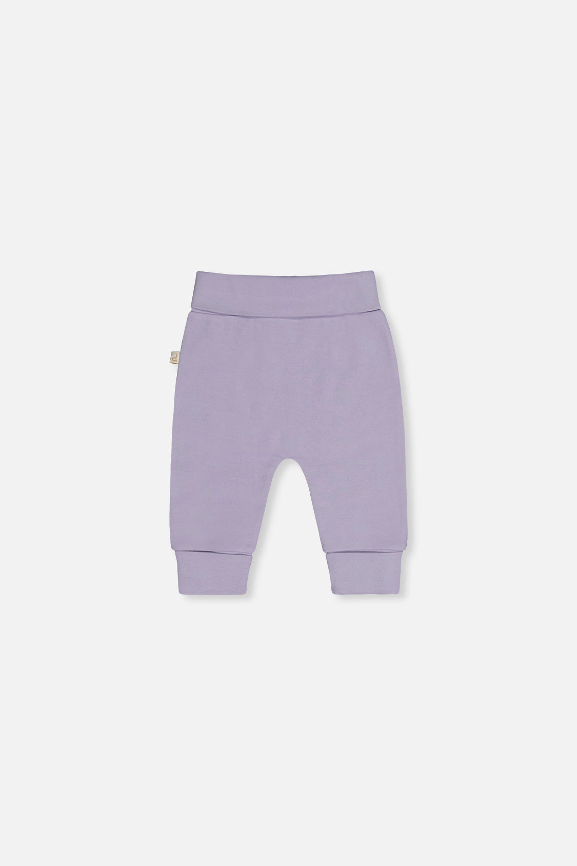 Deux par Girls Organic Cotton Ribbed Evolutive Pants with Flower Details