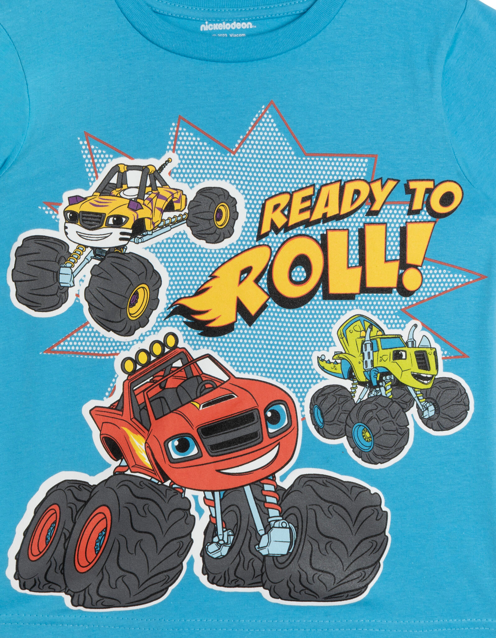 Nickelodeon Blaze and the Monster Machines Boys' 2-Pack Short Sleeve T-Shirts