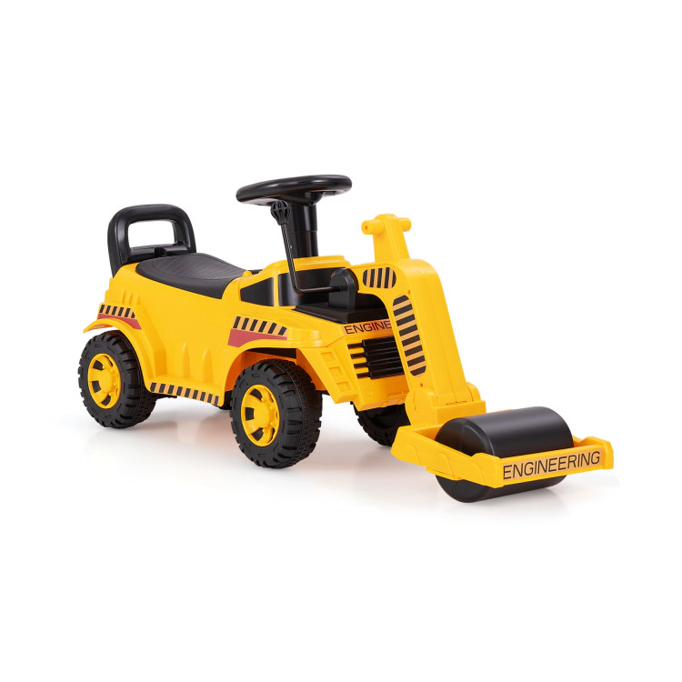 Hivvago Toddler Ride on Car with Adjustable Roller and Under-Seat Storage