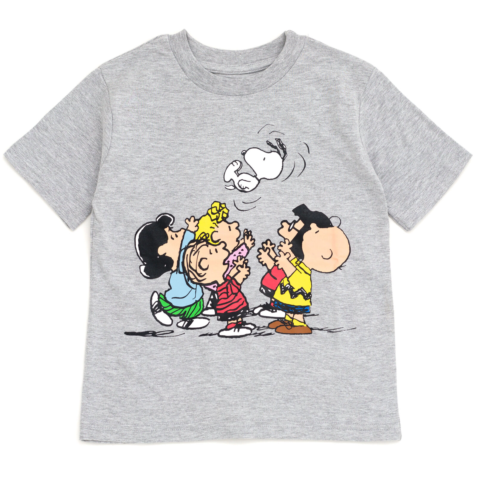 Peanuts Boys' 3-Pack Short Sleeve T-Shirts