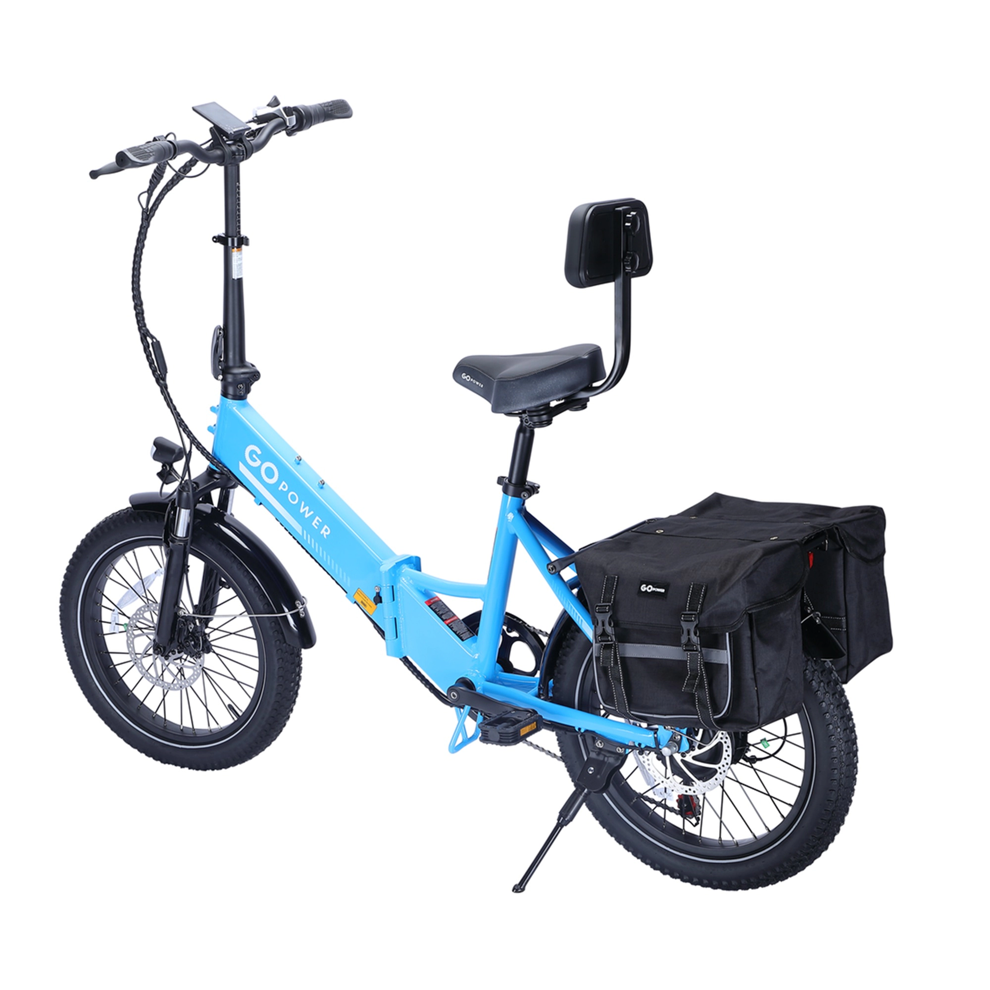 GoPowerBike GoCurv Folding Electric Bike 20MPH Max Speed & 750W Motor