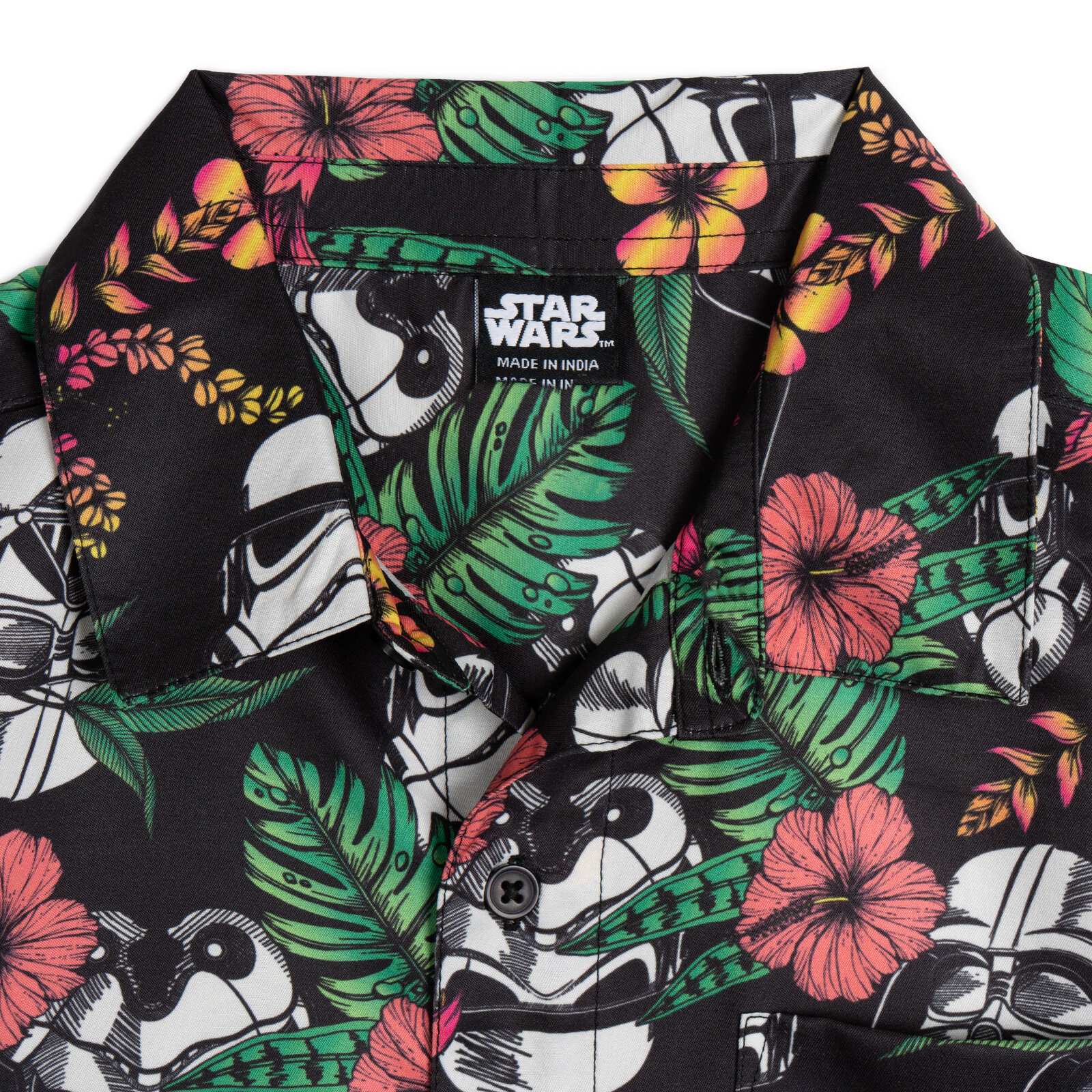 Star Wars Boys' Hawaiian Button Down Shirt