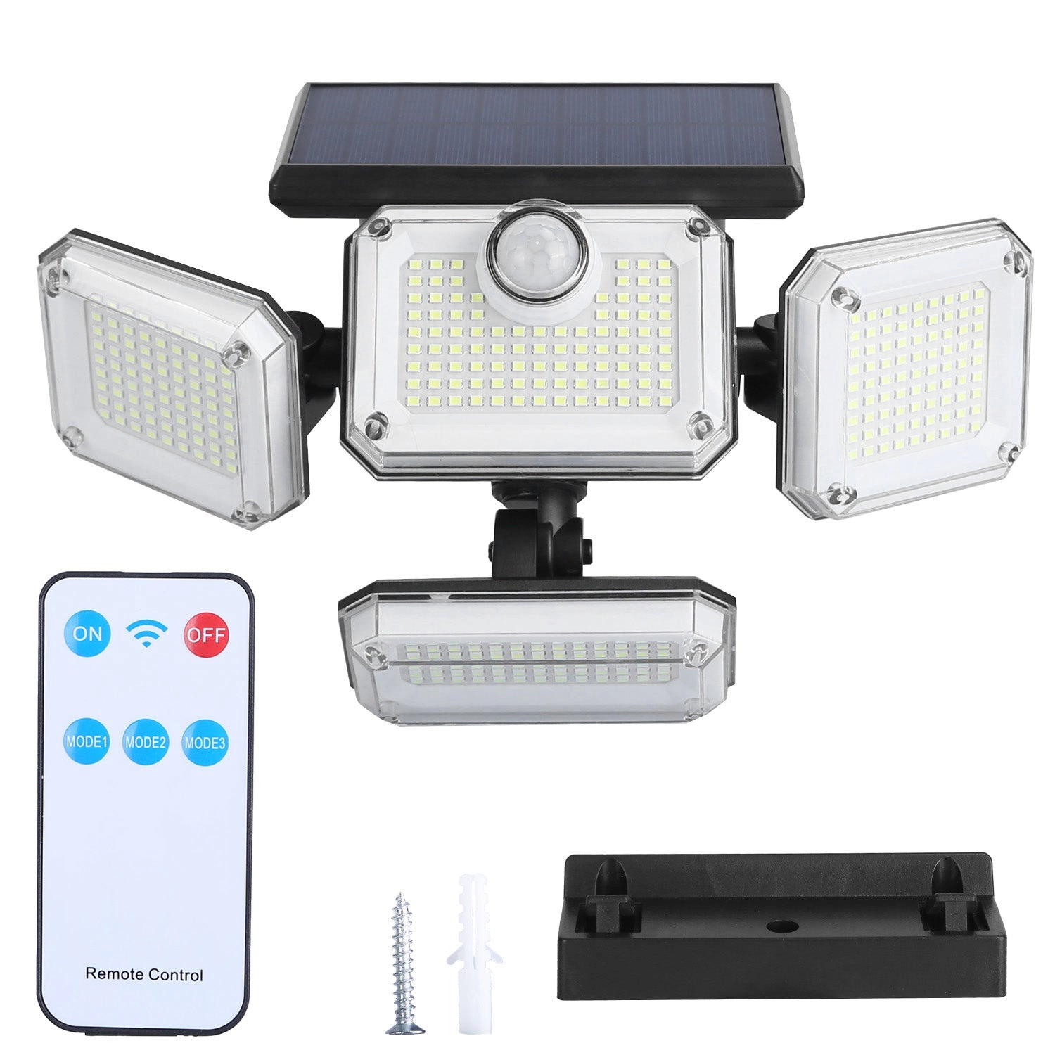 GBruno 2-Pack Solar Motion Sensor Wall Lights