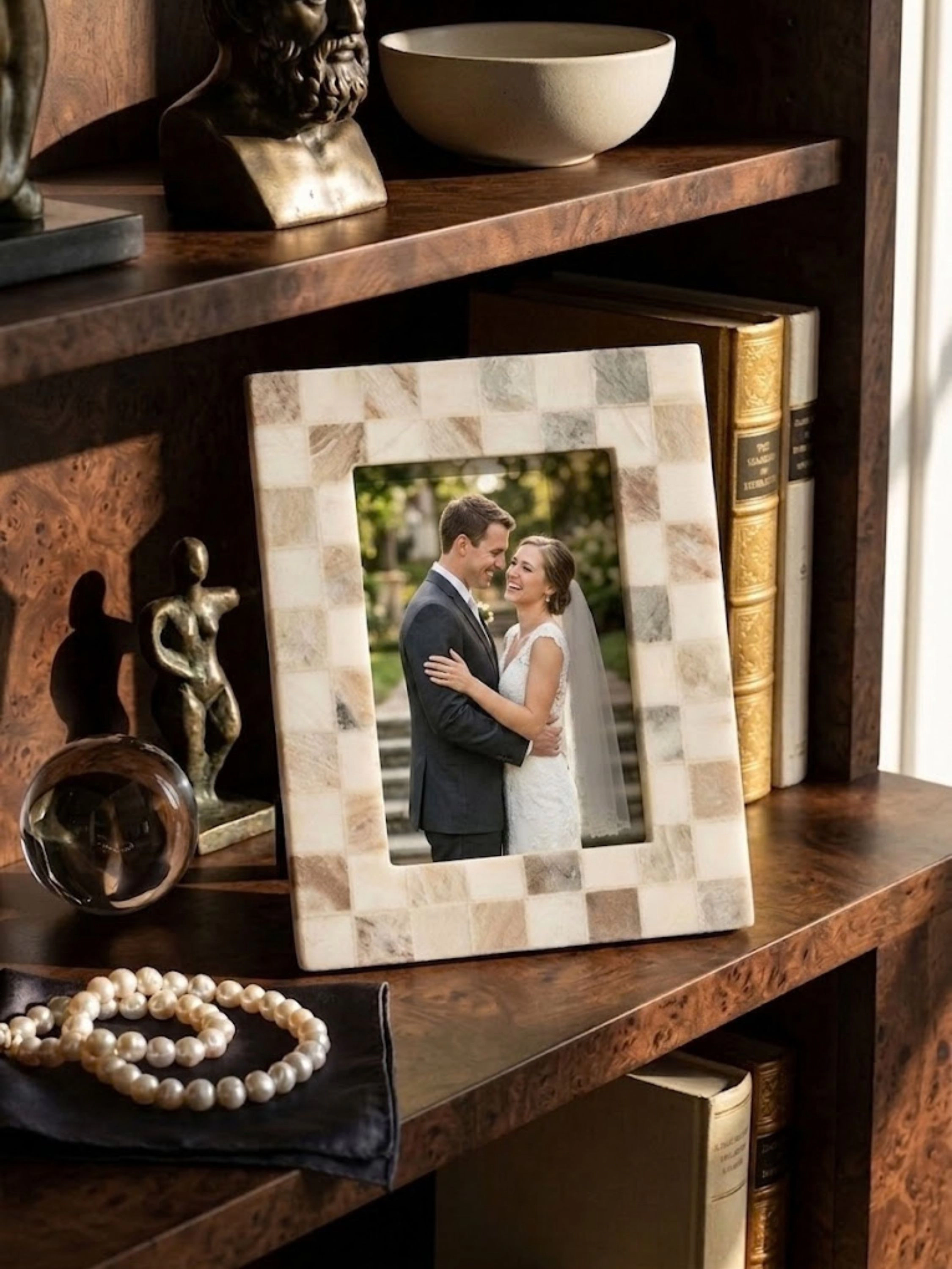 GAURI KOHLI Austen Green Onyx Picture Frame