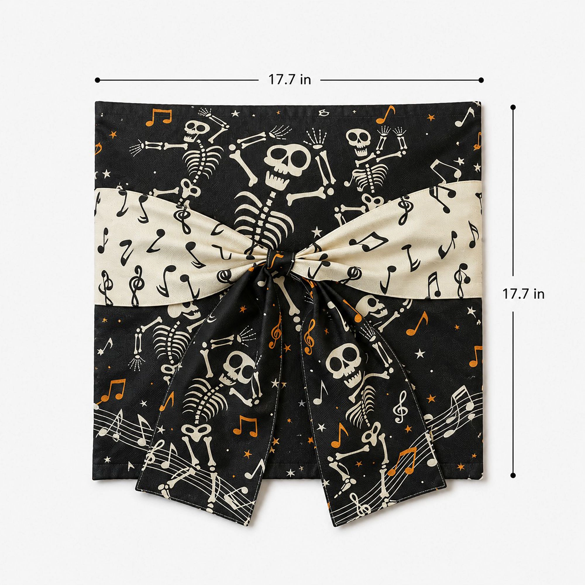 Alilang Halloween Decorative Bow Throw Pillow Cover 18 x
