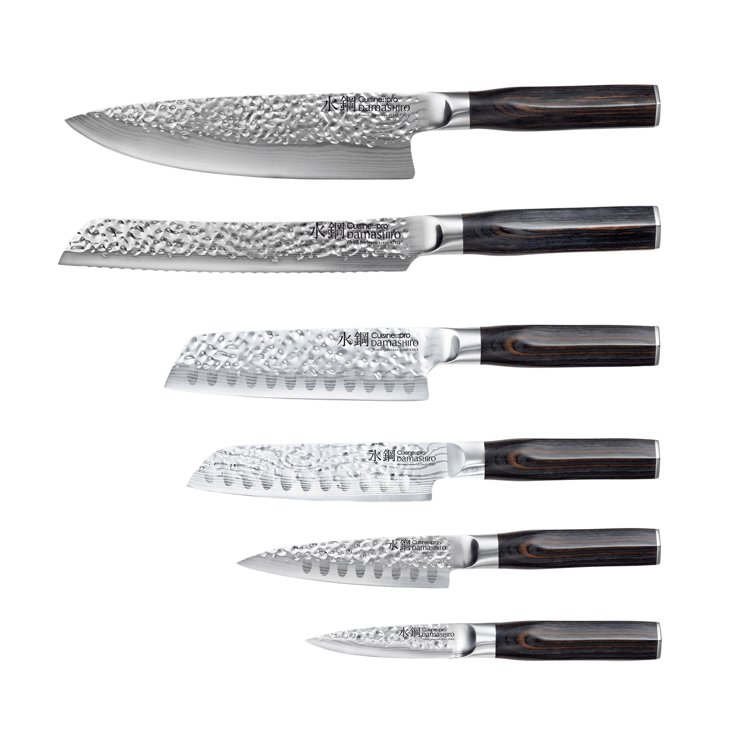Cuisine::pro® Damashiro EMPEROR® Mokuzai Knife Block 7 Piece