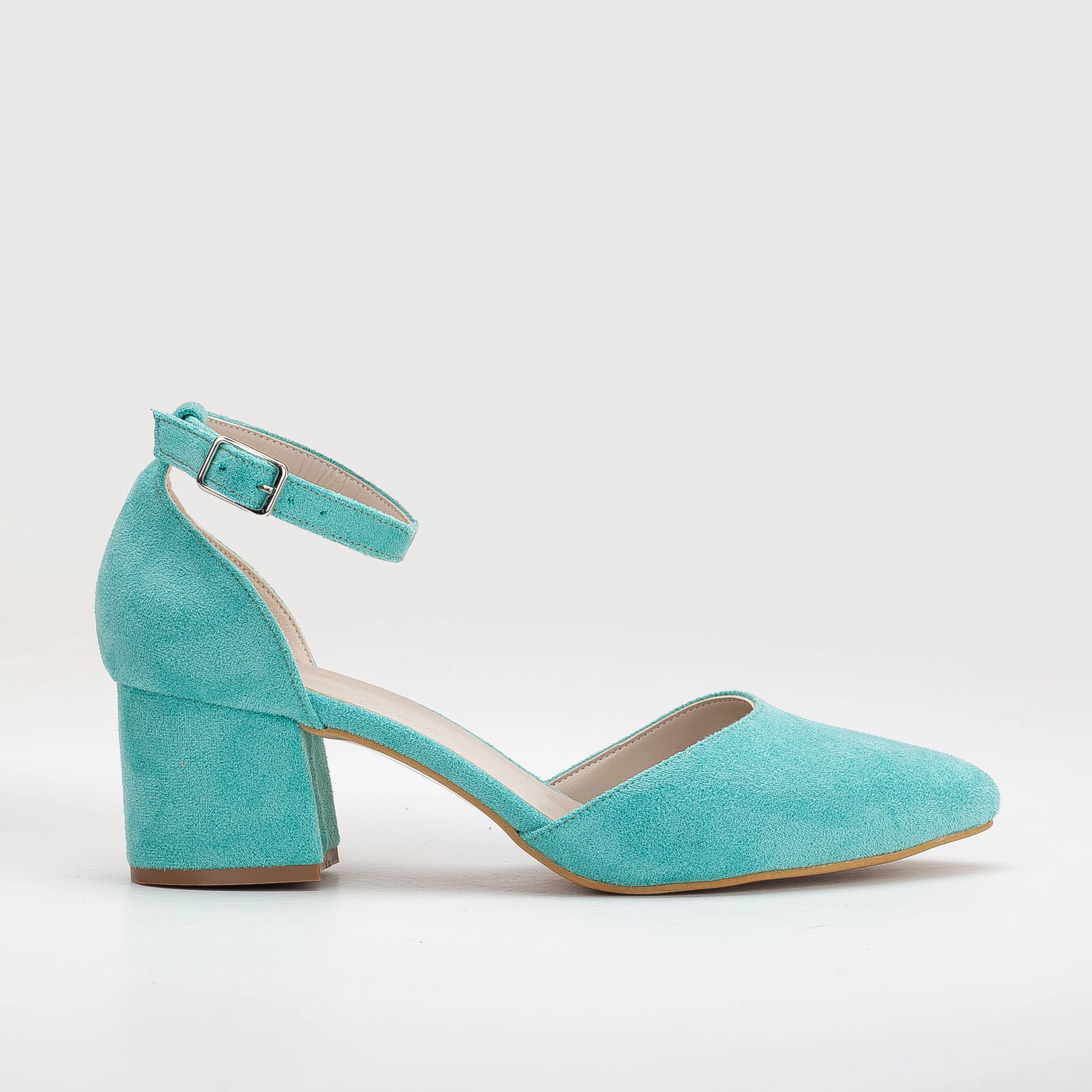 Forever & Always Womens Marcelle Low Block Heel Pumps