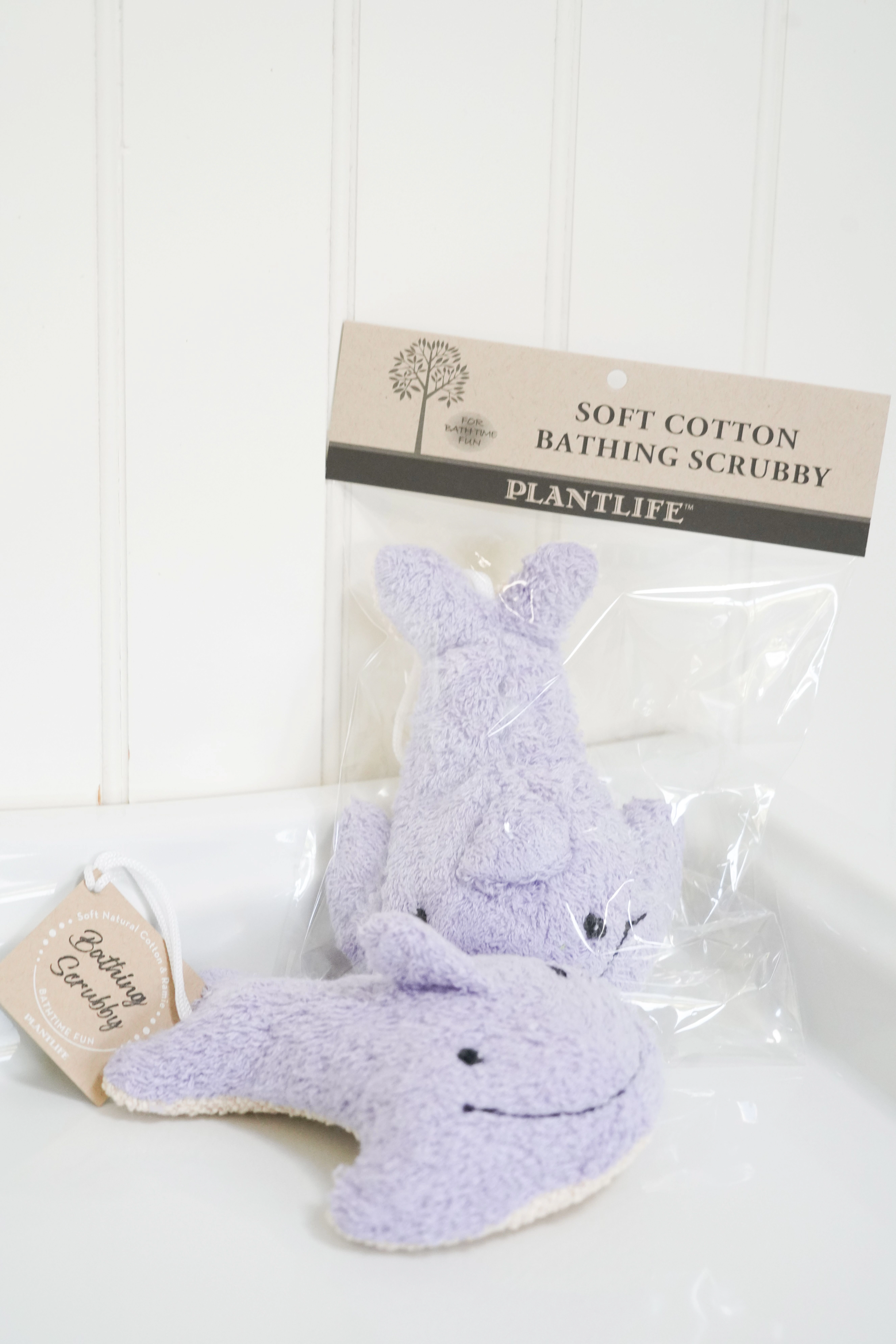 Plantlife Whale Ramie Bath Scrubby