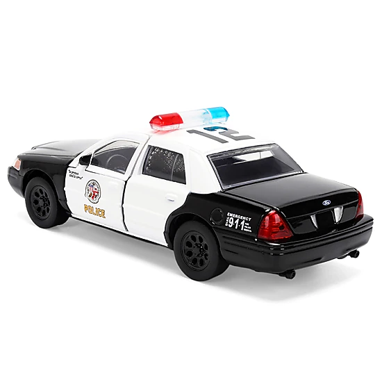 Jada Ford Crown Victoria "LAPD (Los Angeles Police Department) Black and White "The Fast and the Furious"