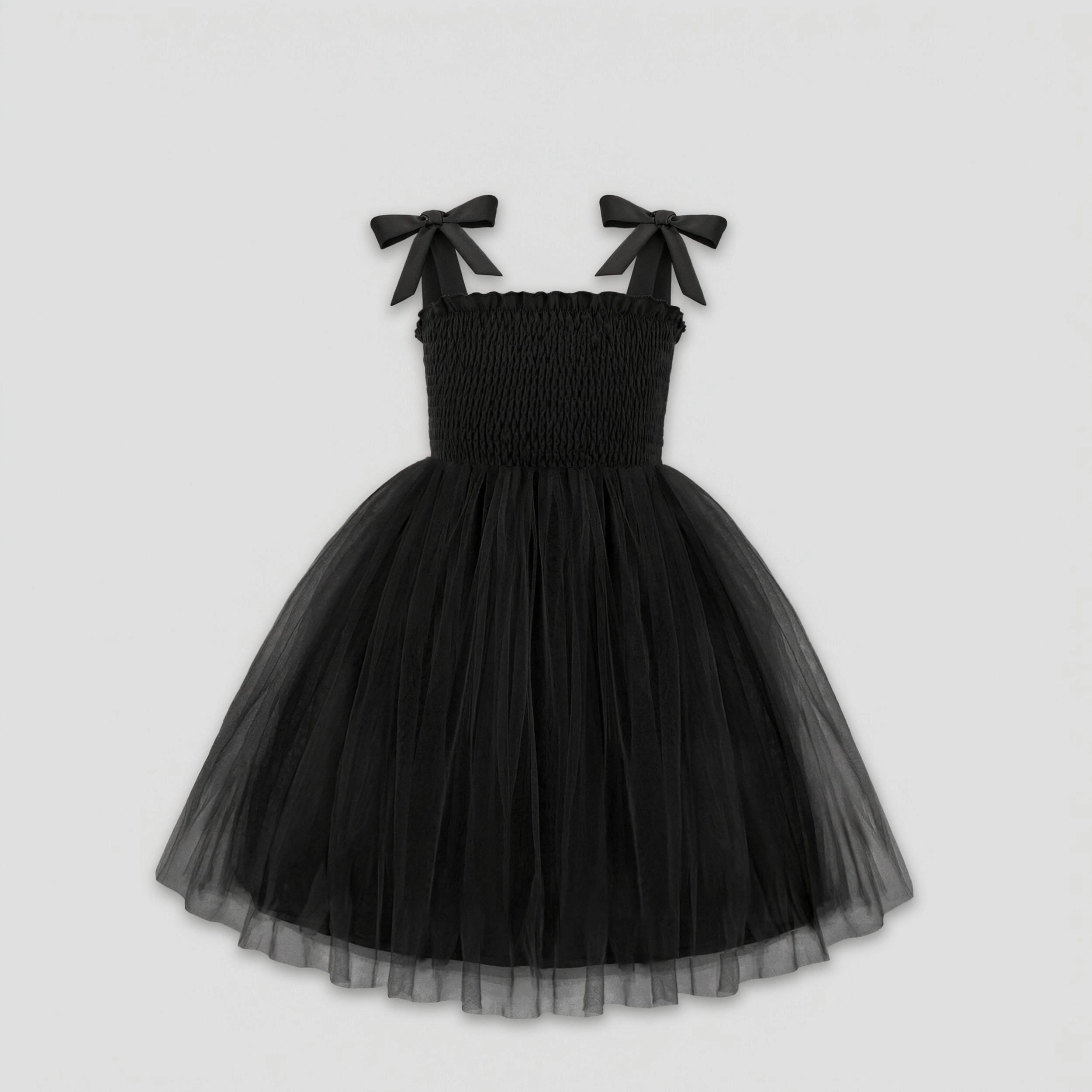 Arshiner Toddler Girl Tutu Dress Summer Bowtie Straps Casual Dresses Kids Princess Flowy Swing