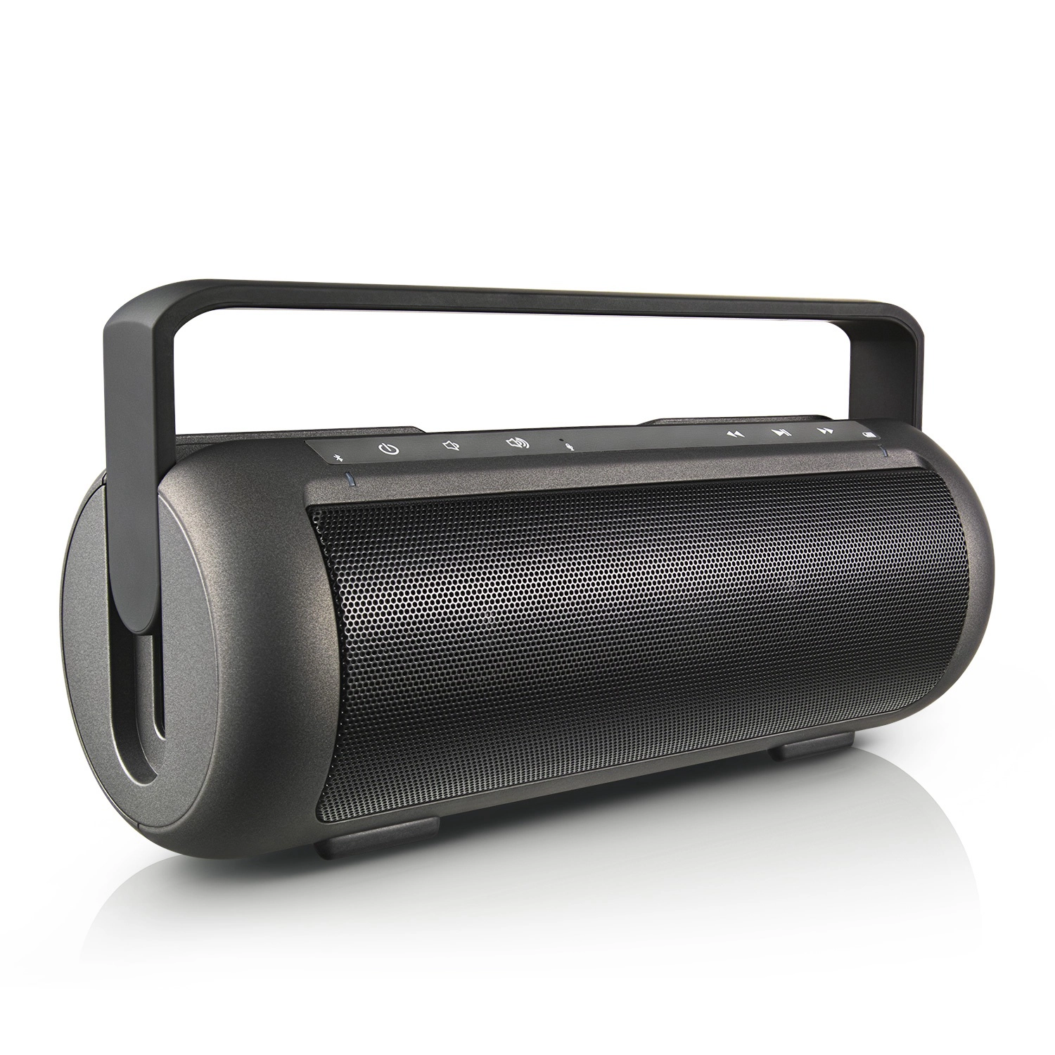 GBruno Dual-Driver Wireless Speaker With Microphone