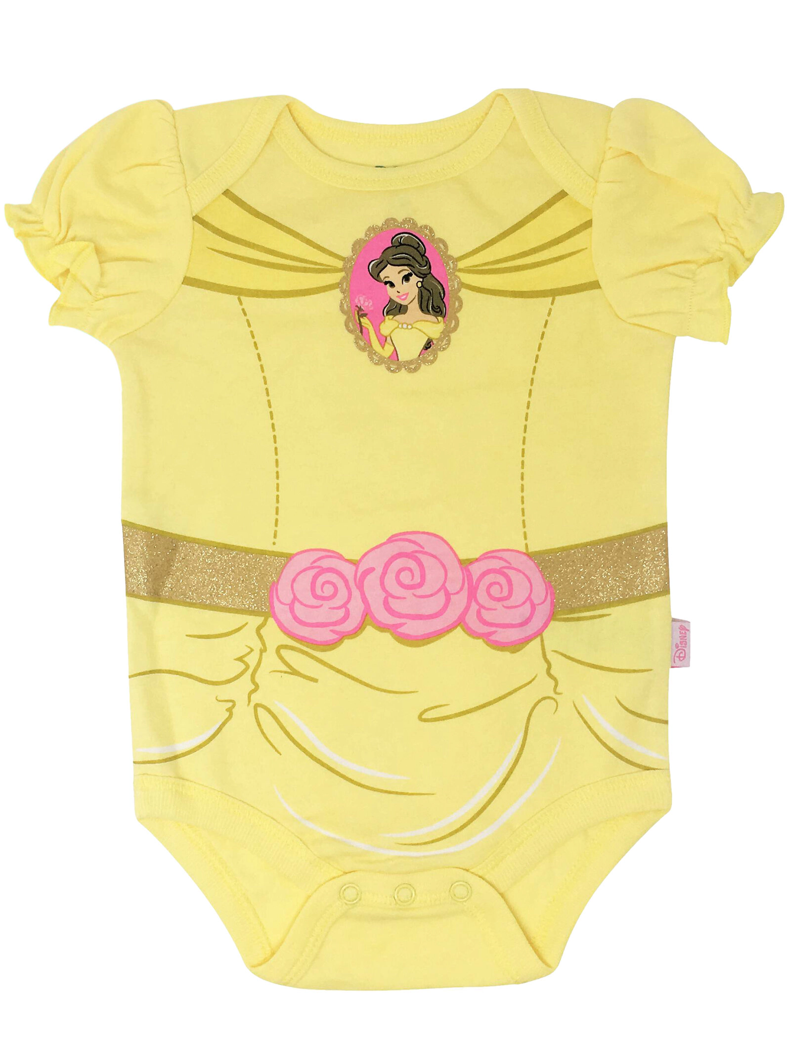 Disney Princess Baby Girls' 5-Pack Bodysuits