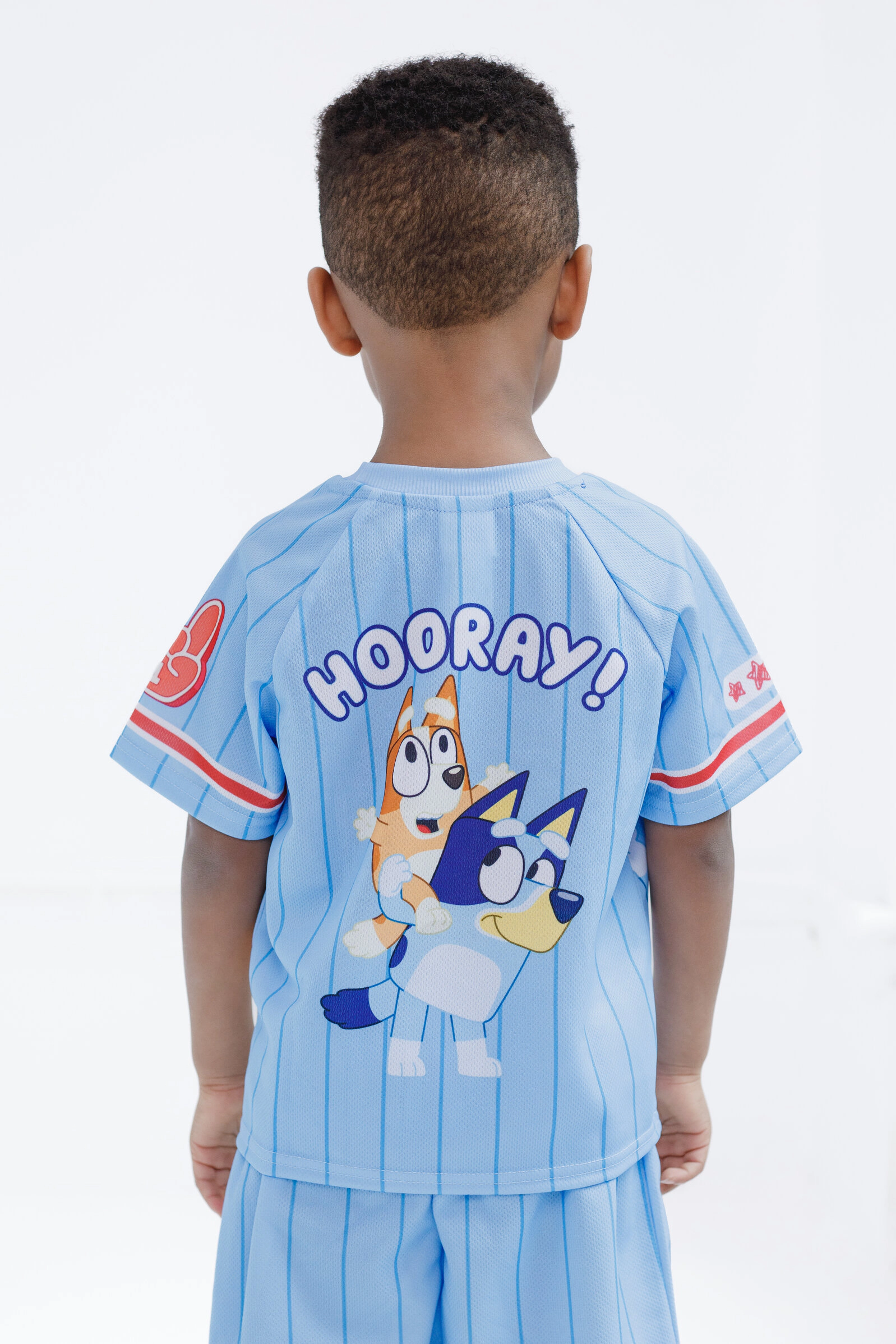 Bluey Boys' Athletic 2-Piece Tee and Shorts Set