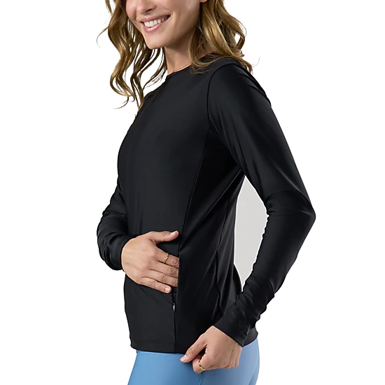 UV Skinz Women's Long Sleeve Crew Sun & Swim Shirt