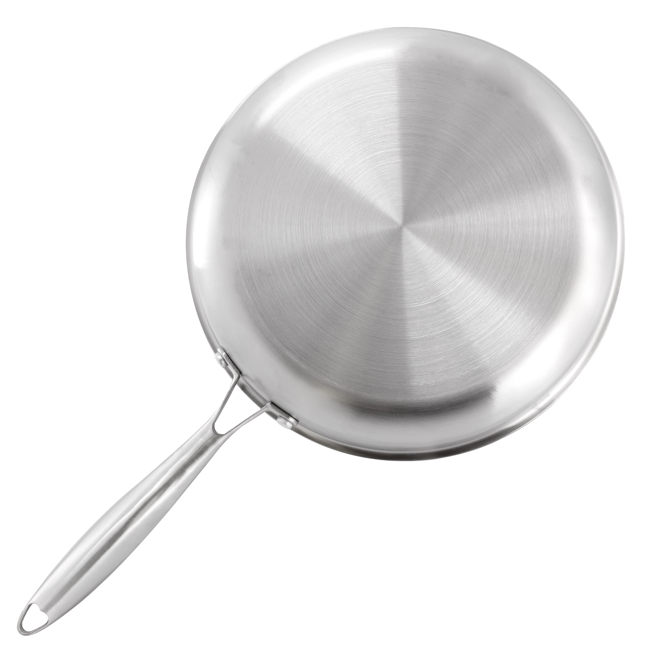 Gibson Home Elsenborn 11in Embossed Interior Stainless Steel Frying Pan